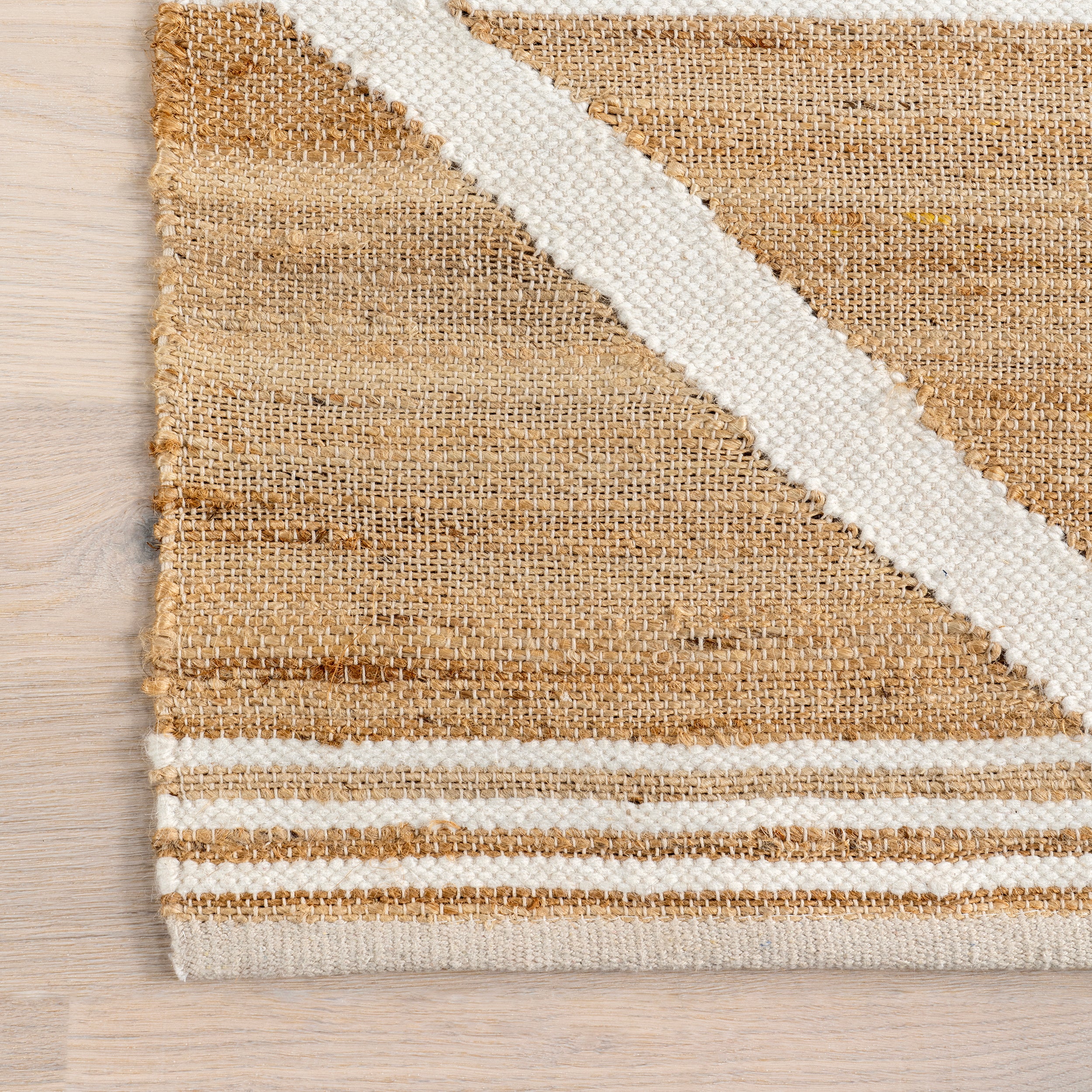 Ambrosia Geometric Tiled Jute Blend Area Rug - Image 5