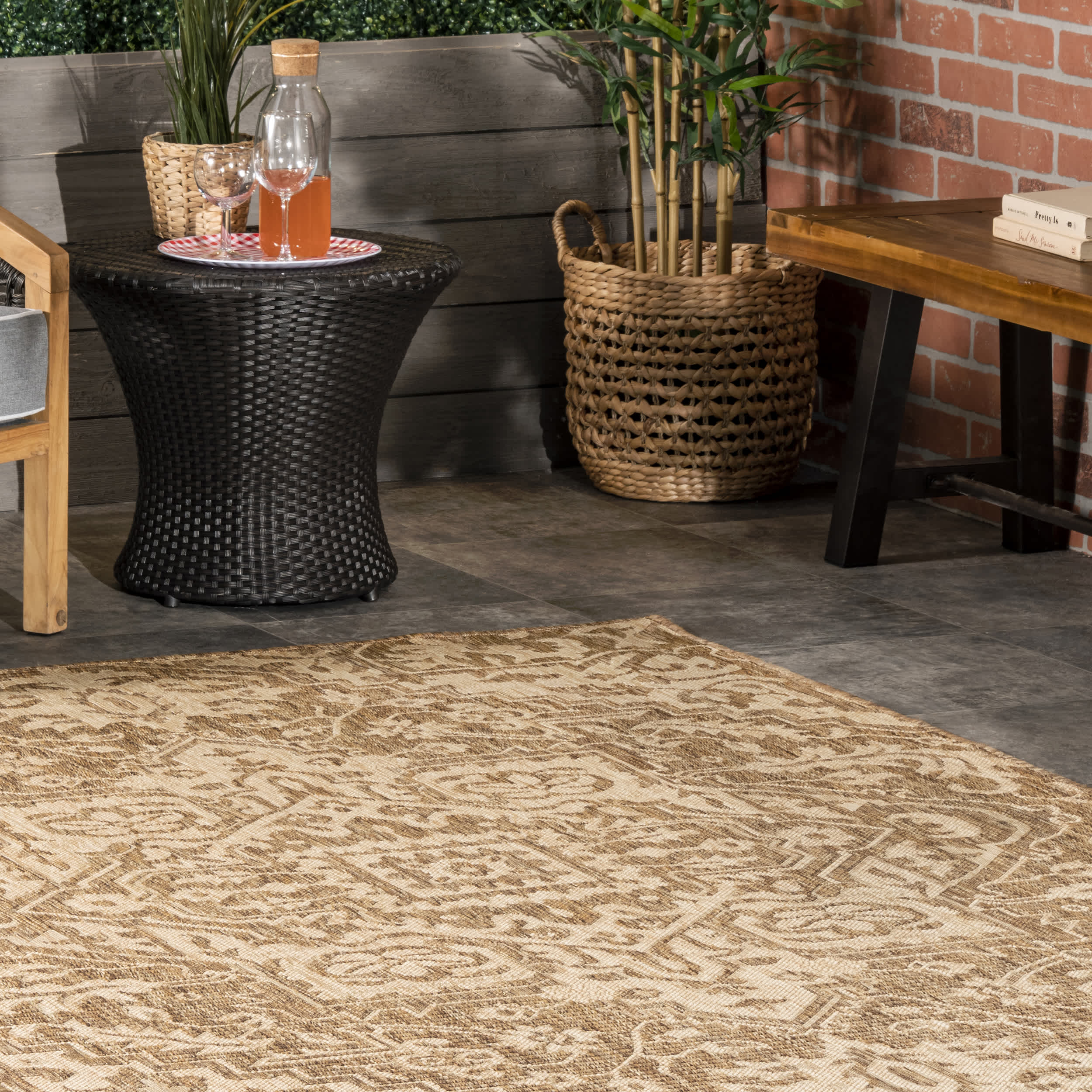 Lane Elegant Medallion Indoor/Outdoor Area Rug - Image 9