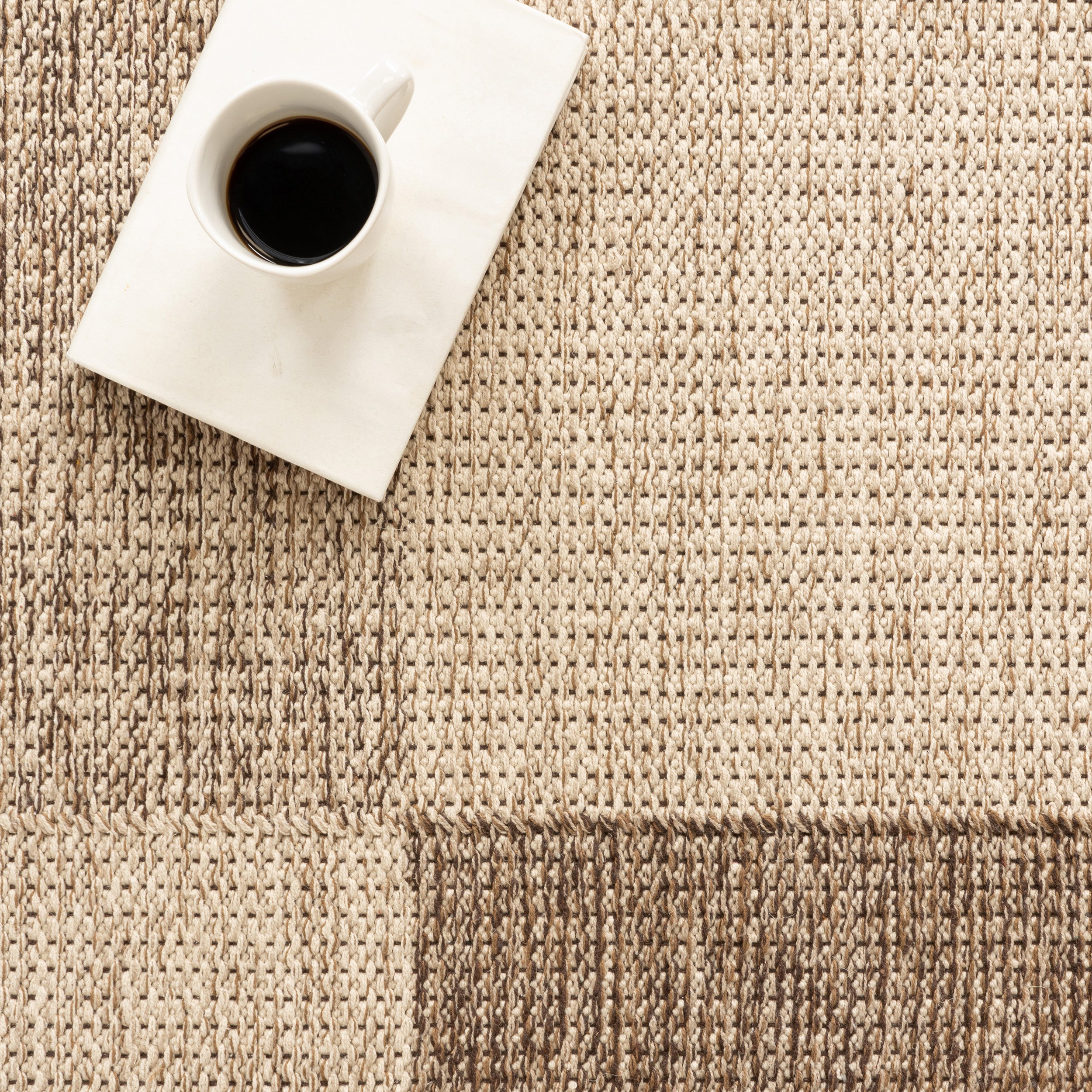 Eldora Contemporary Checkered Jute Area Rug - Image 7
