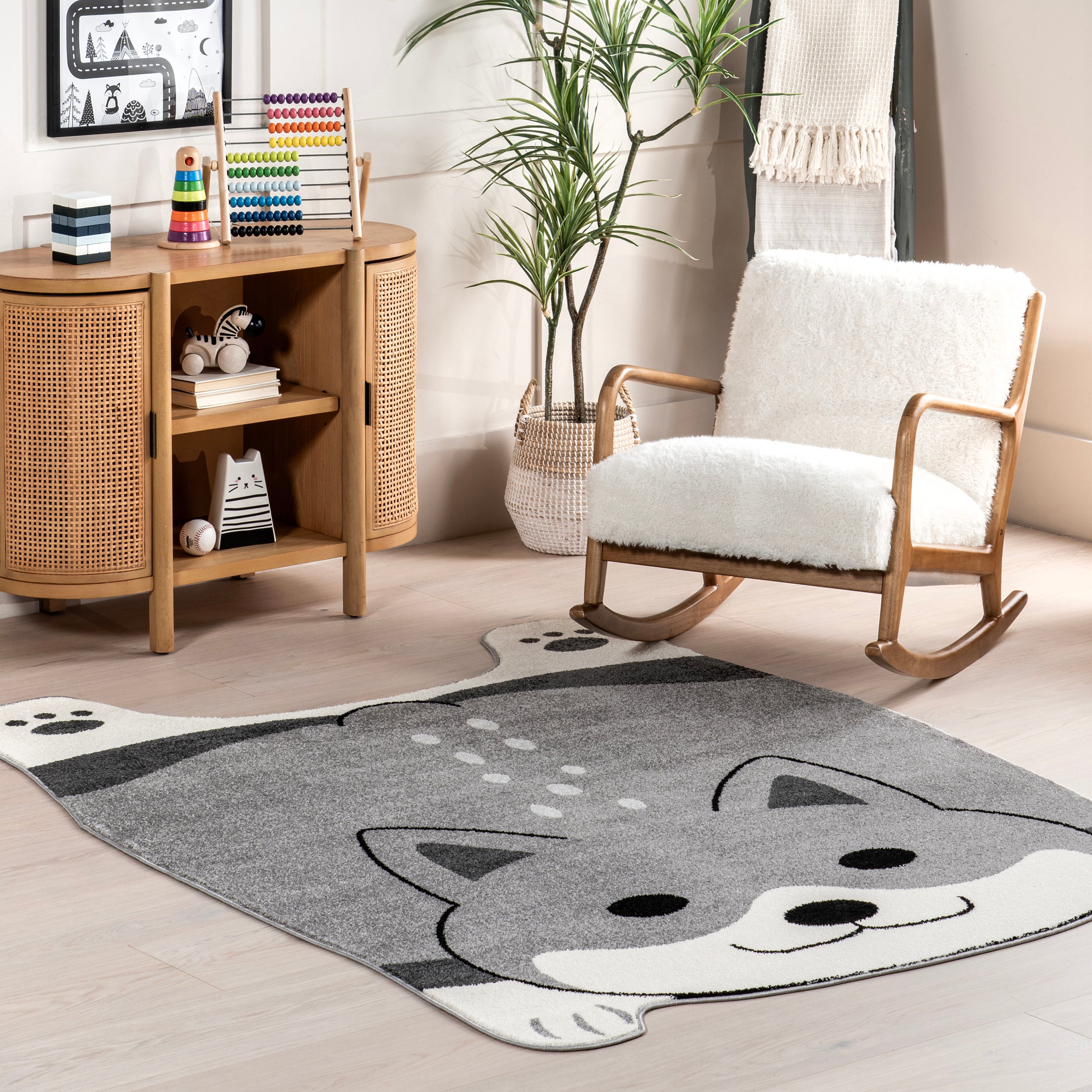 Charli Playful Puppy Kids Area Rug - Image 2