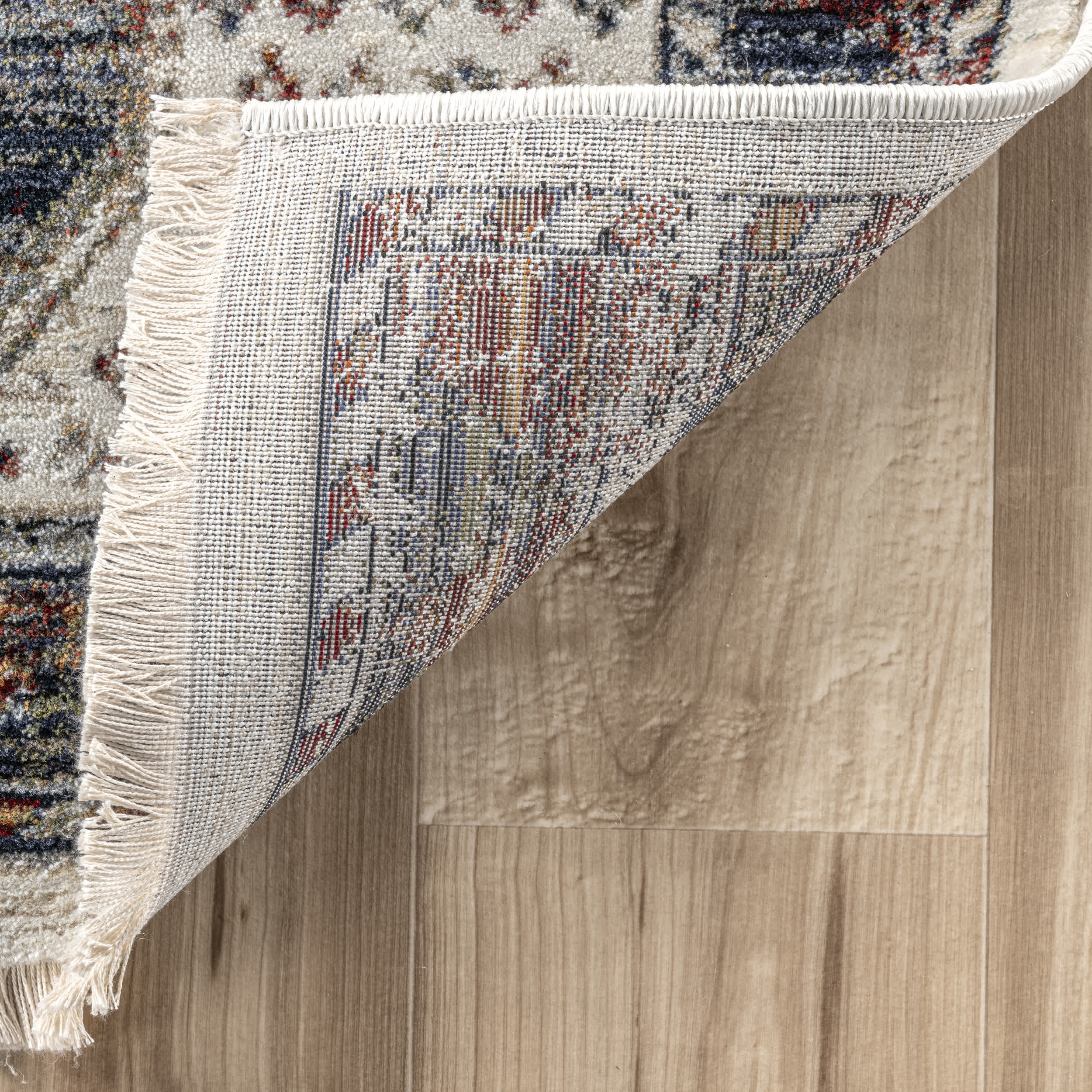 Evie Global Inspired Emblem Fringe Area Rug - Image 7