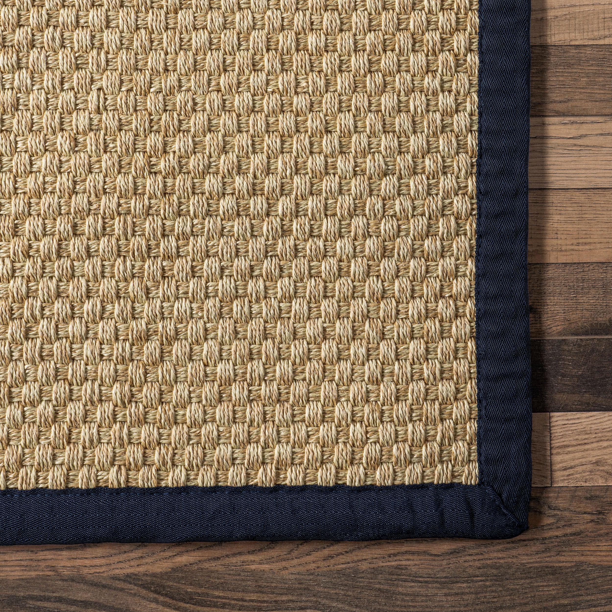 Meena Faux Seagrass Bordered Indoor/Outdoor Area Rug - Image 23