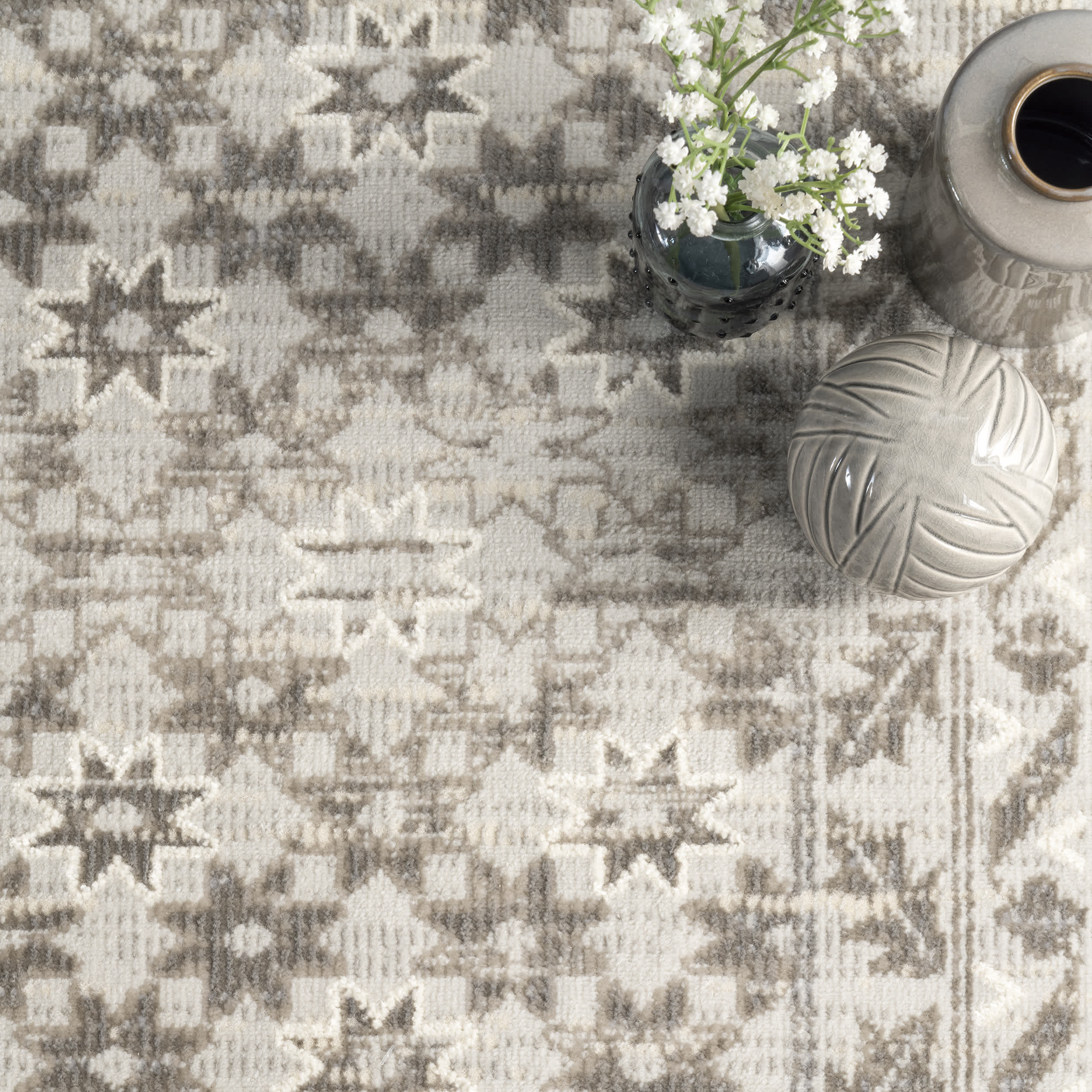 Harley Distressed Trellis Area Rug - Image 6