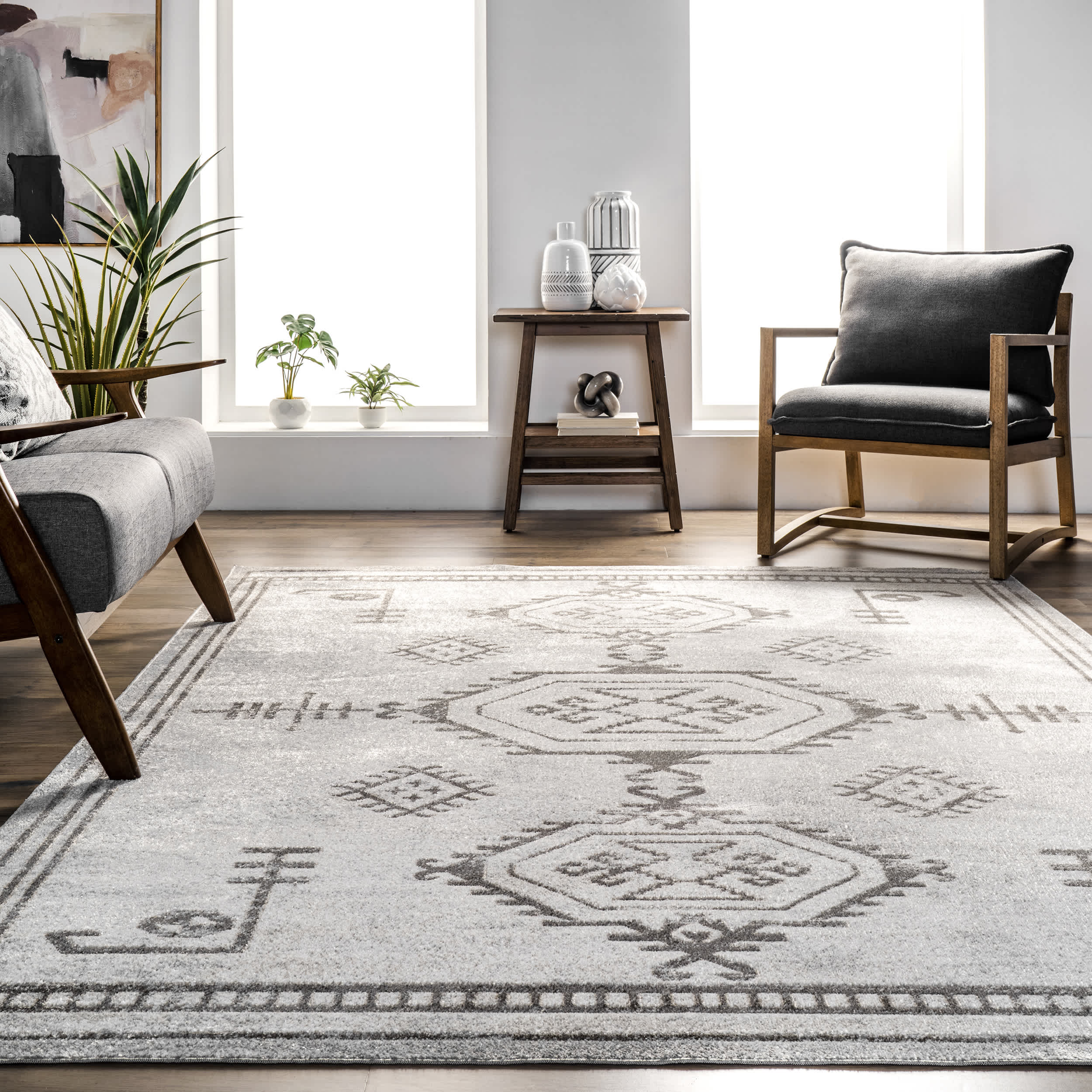 Kyleigh Machine Washable Southwestern Area Rug - Image 8