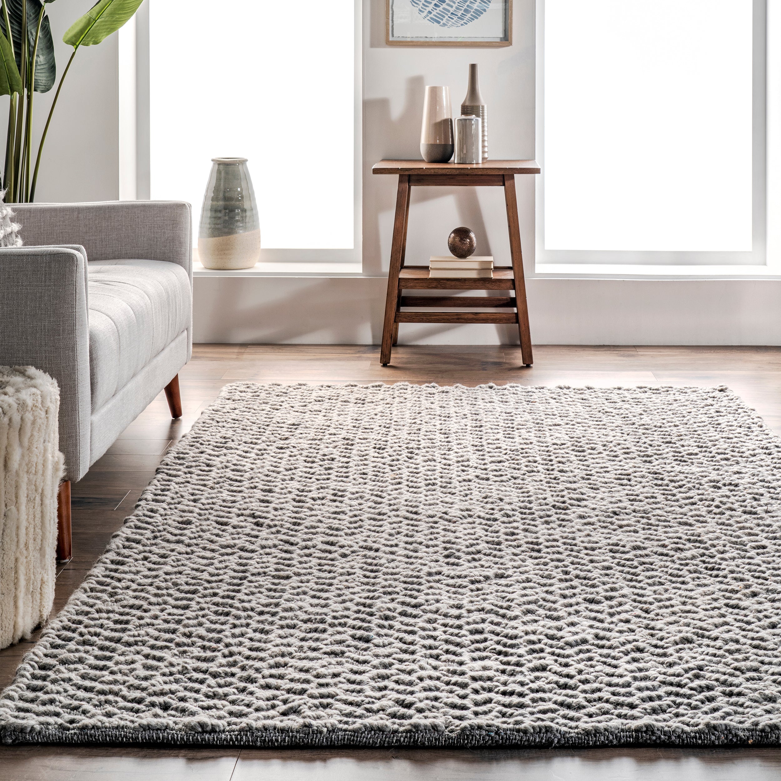 Glendora Hand Woven Chevron Area Rug - Image 17