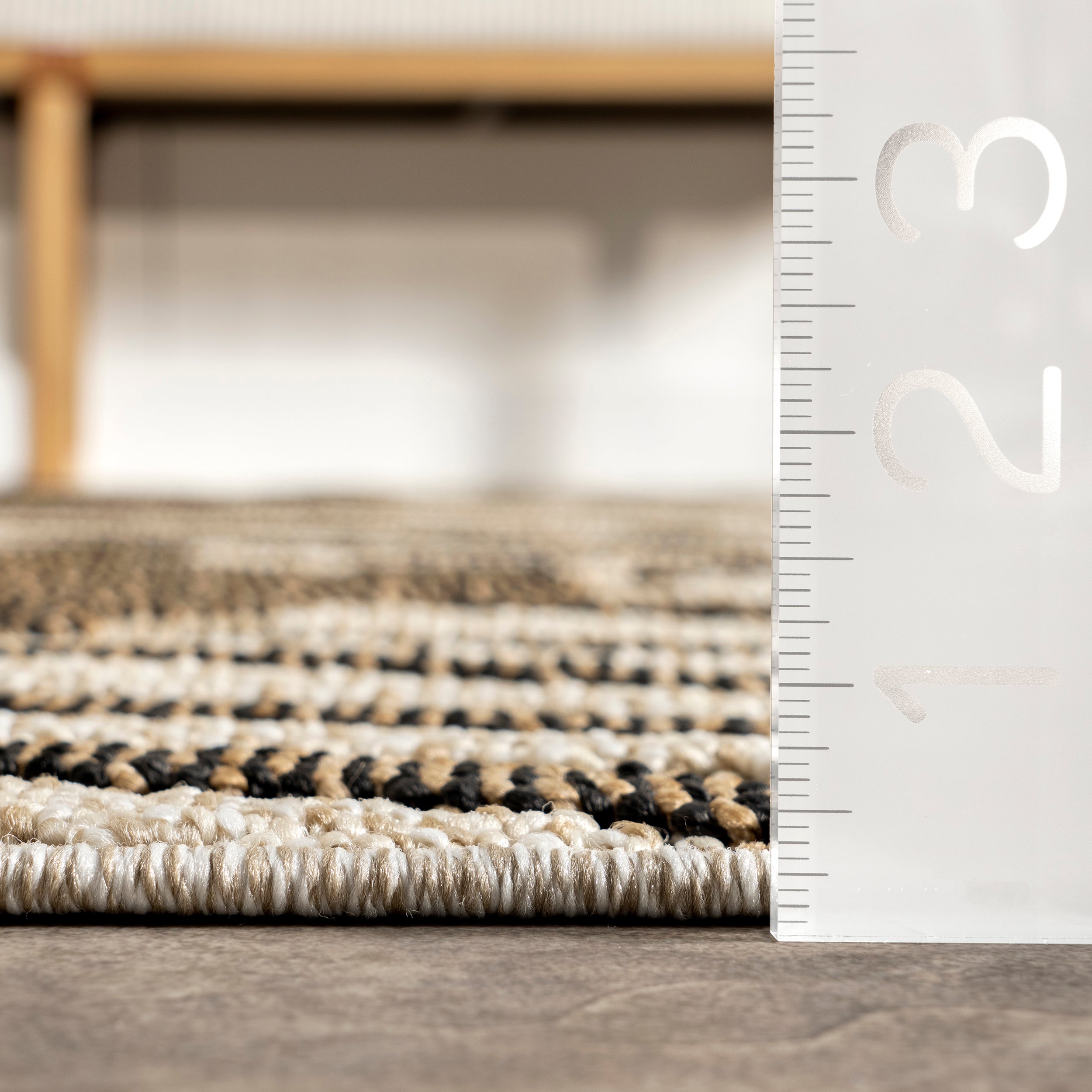 Mandie Modern Zebra Indoor/Outdoor Area Rug - Image 3