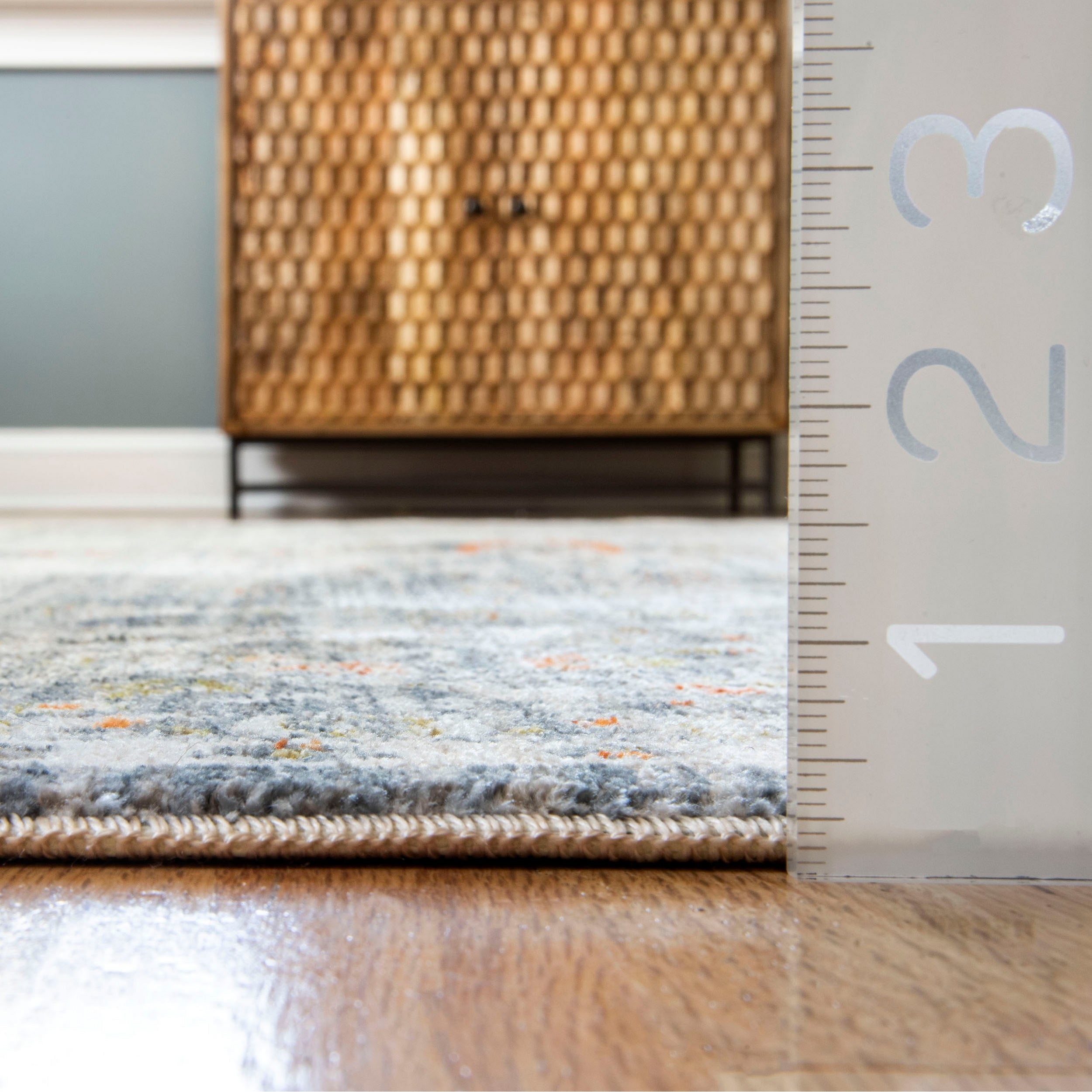 Penny Vintage Floral Medallion Area Rug - Image 3