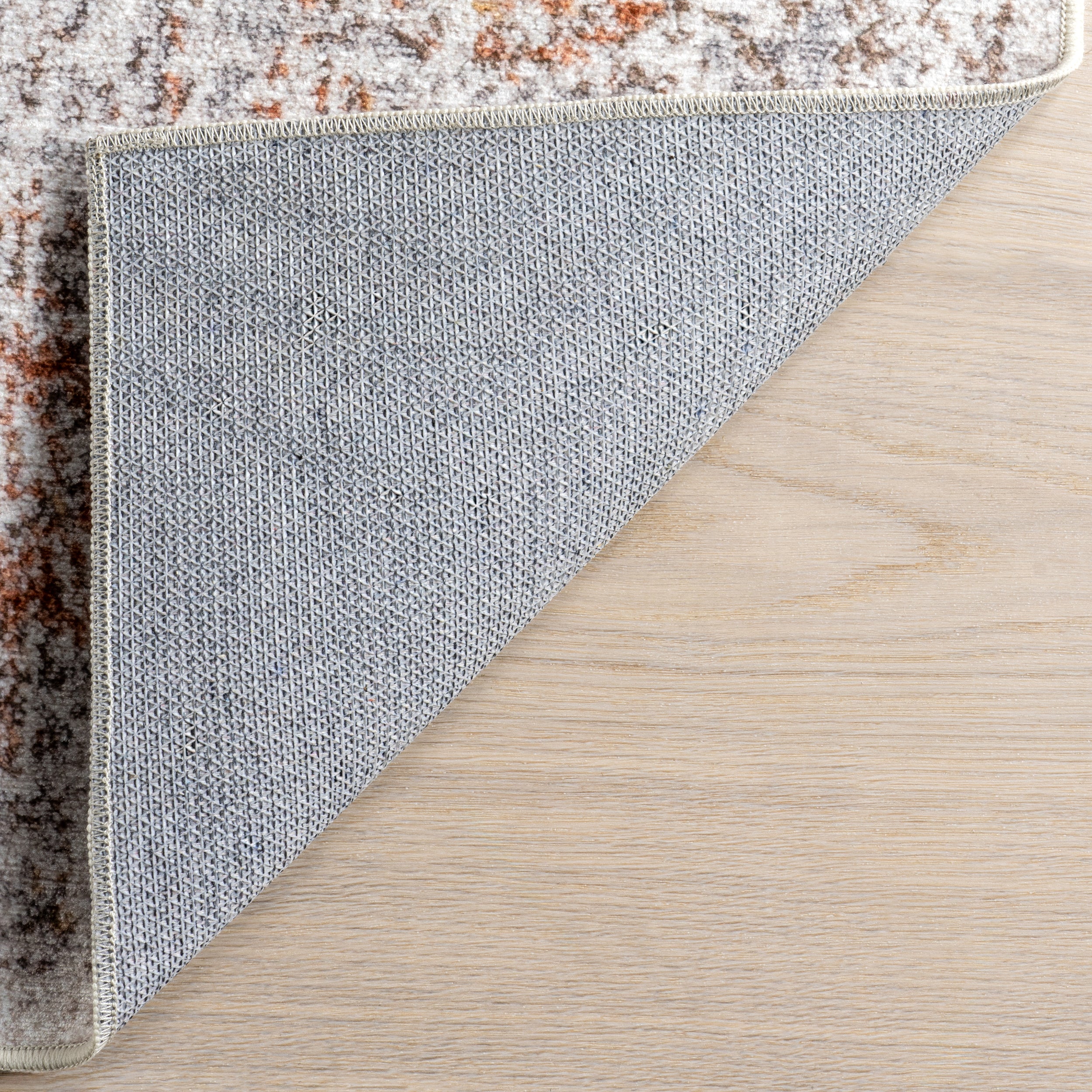 Iana Medallion SplashGuard Machine Washable Area Rug - Image 18