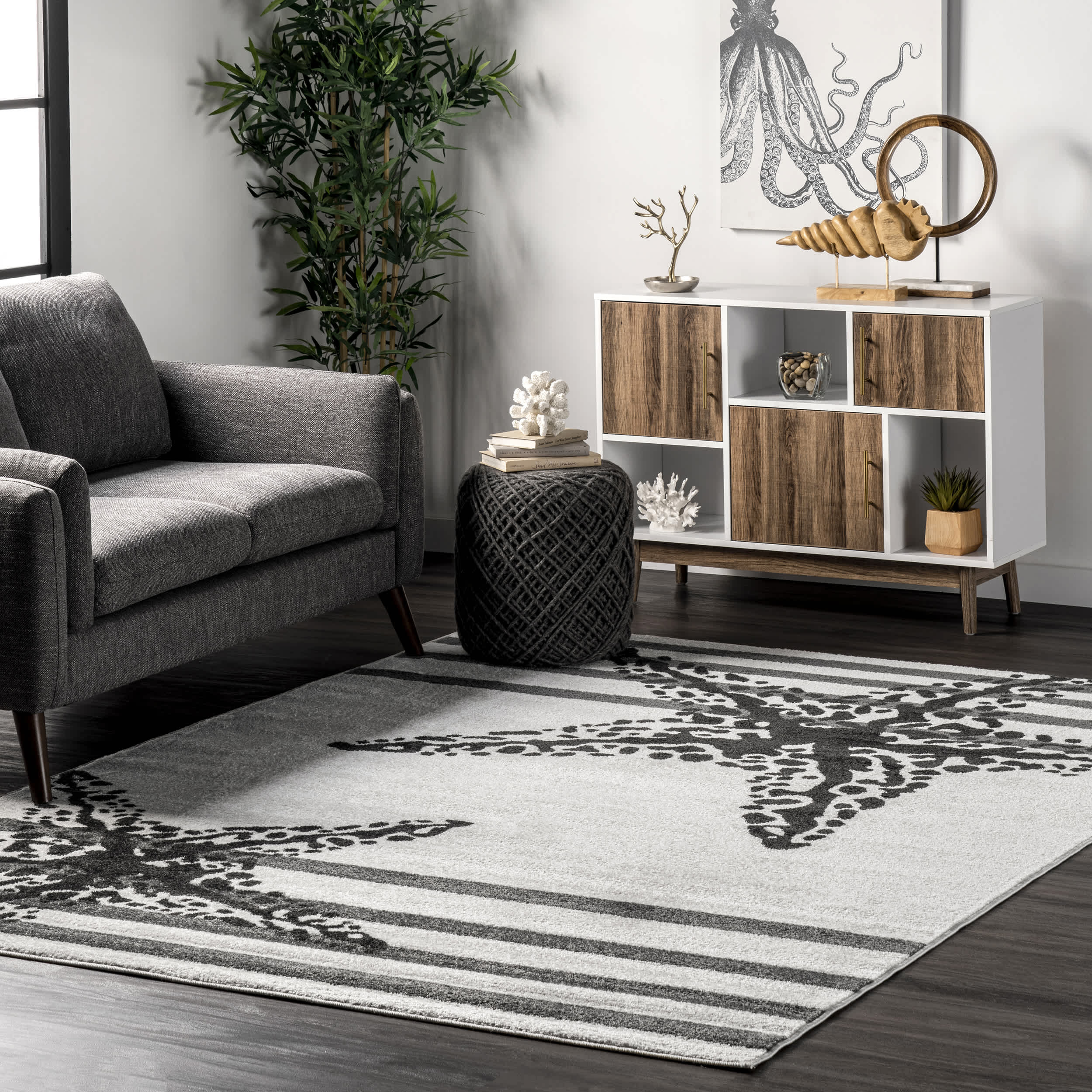 Minnie Coastal Starfish Area Rug - Image 2