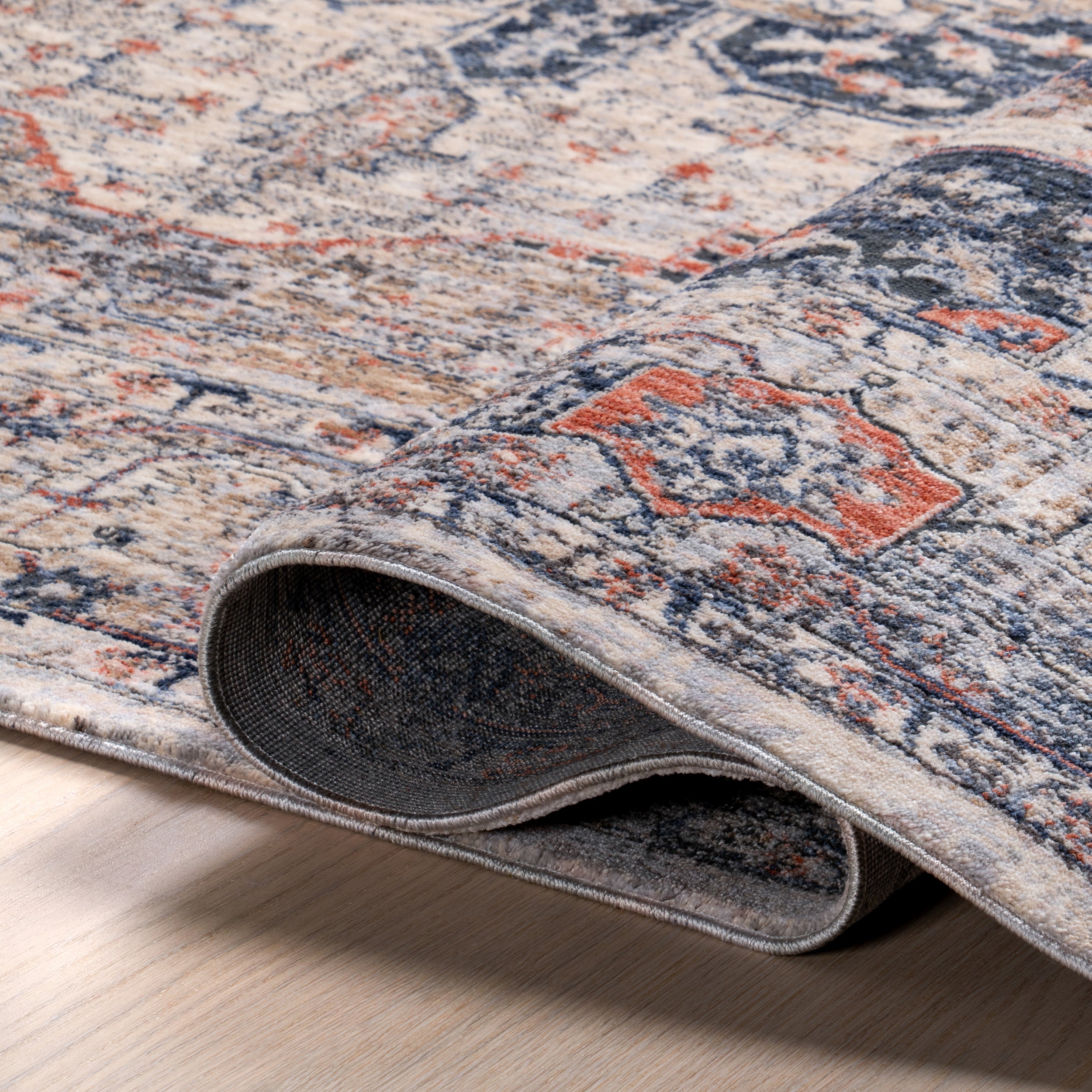Saffron Traditional Medallion Area Rug - Image 4