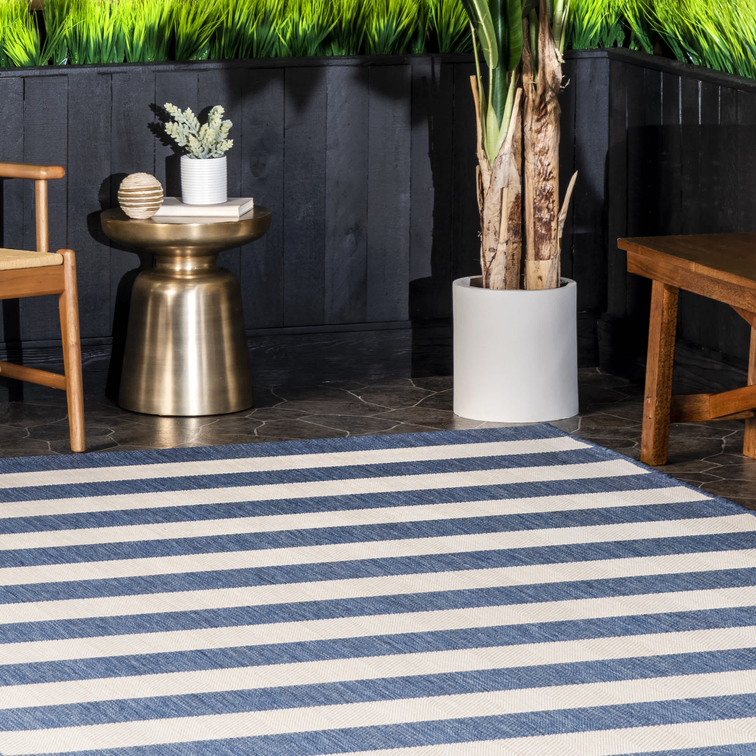 Alexis Striped Indoor/Outdoor Area Rug - Image 19