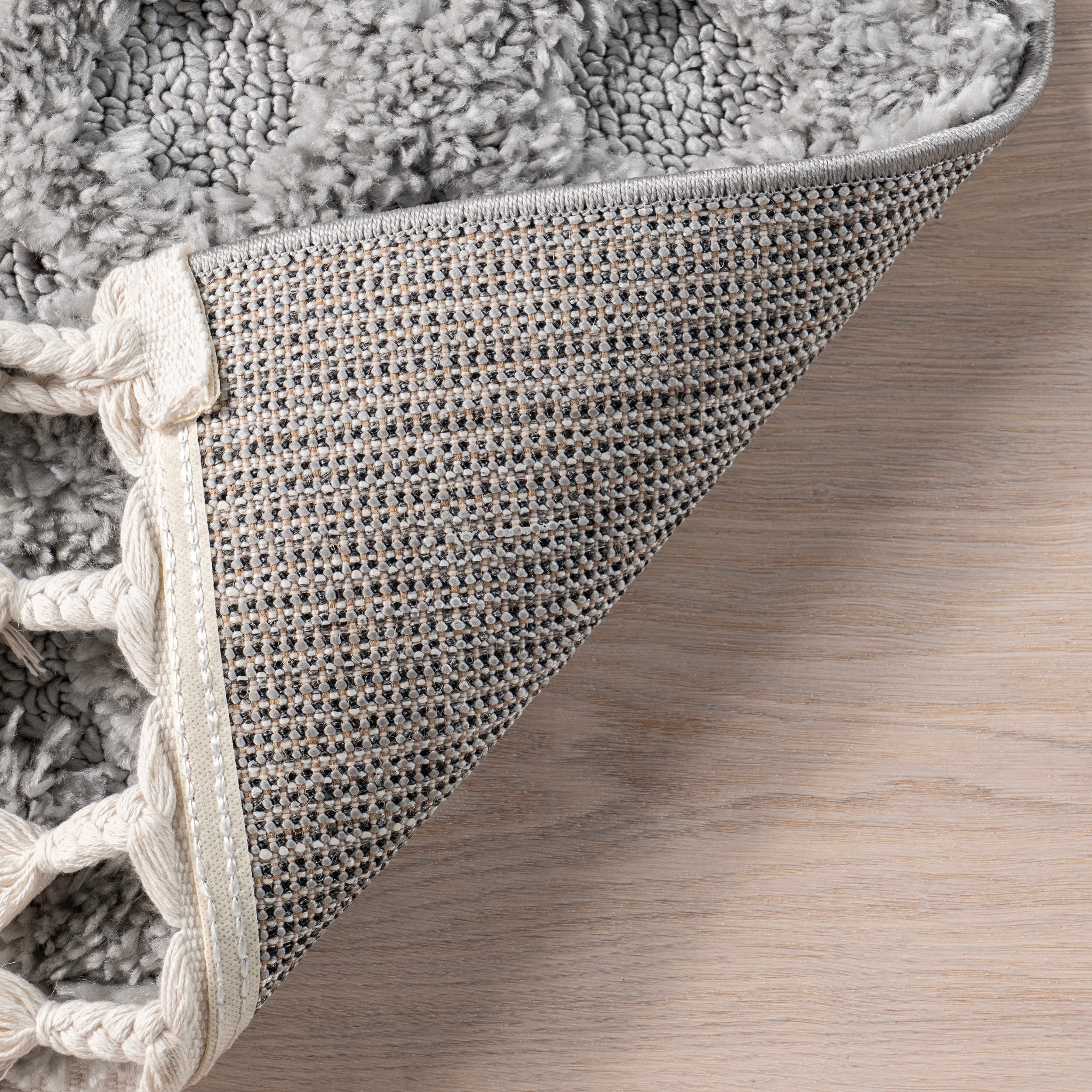 Akia Lattice High/Low Tassel Area Rug - Image 17
