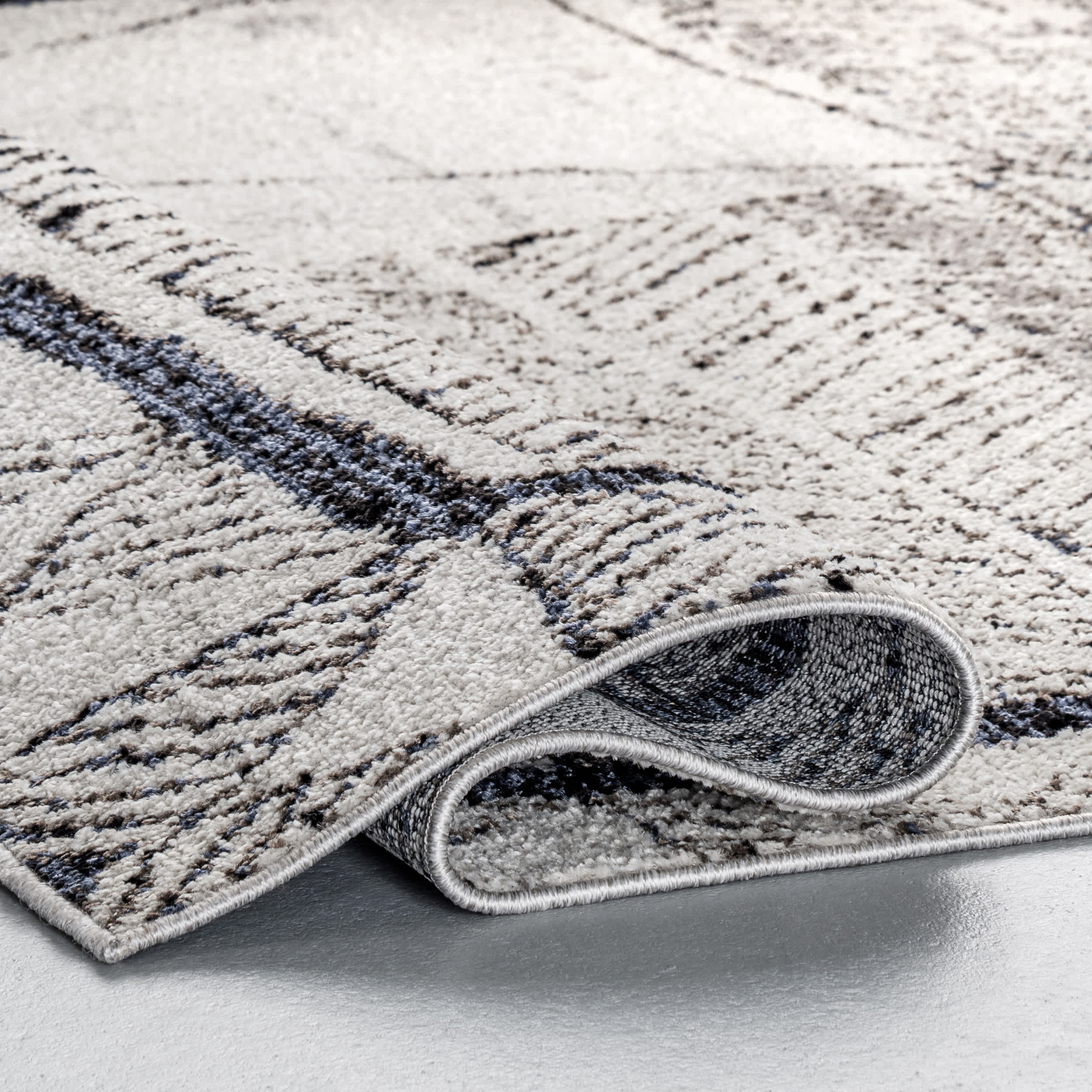 Simone Global-Inspired Moroccan Cotton Blend Area Rug - Image 4