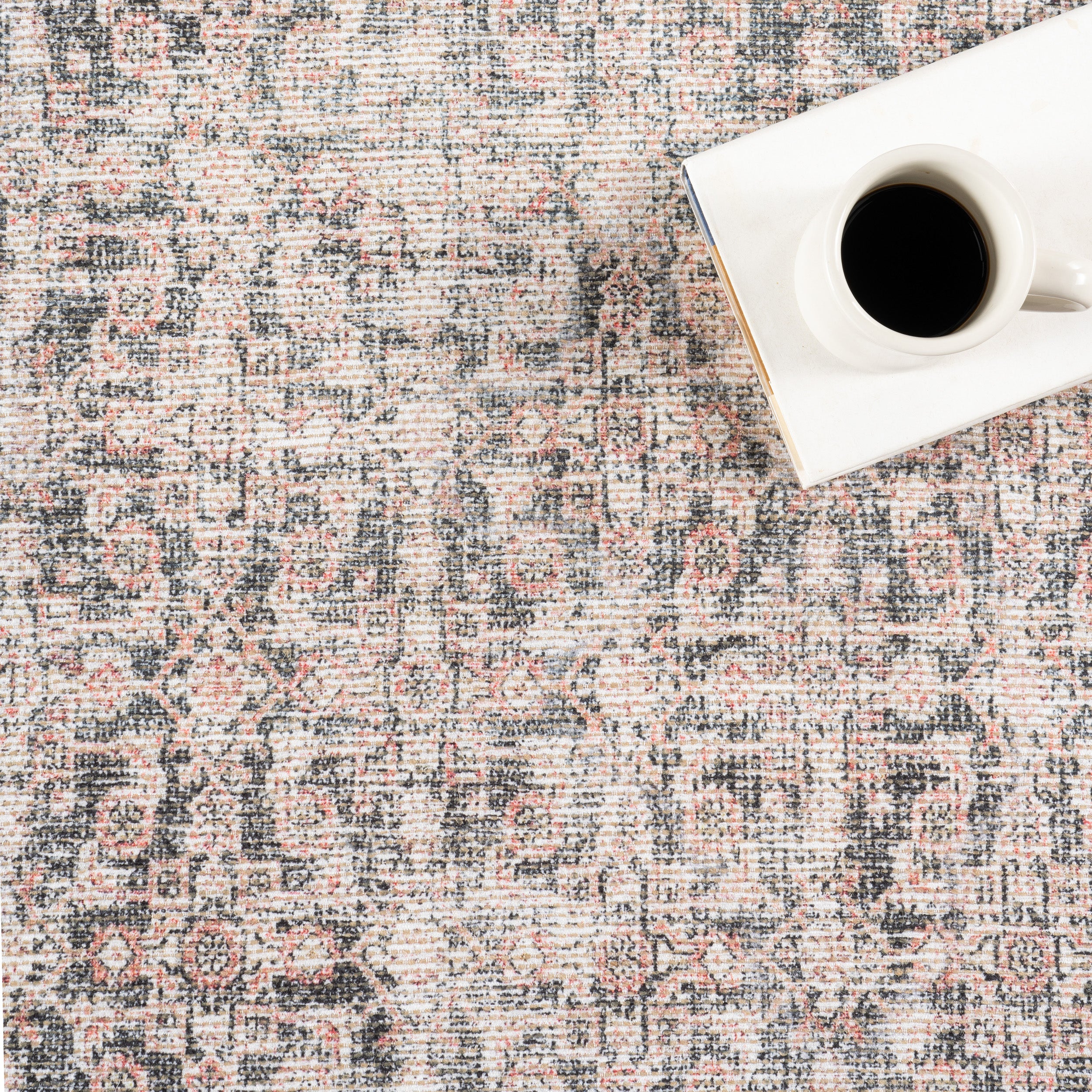 Hillstone Collection Marlowe Traditional Vintage Medallion Area Rug - Image 7