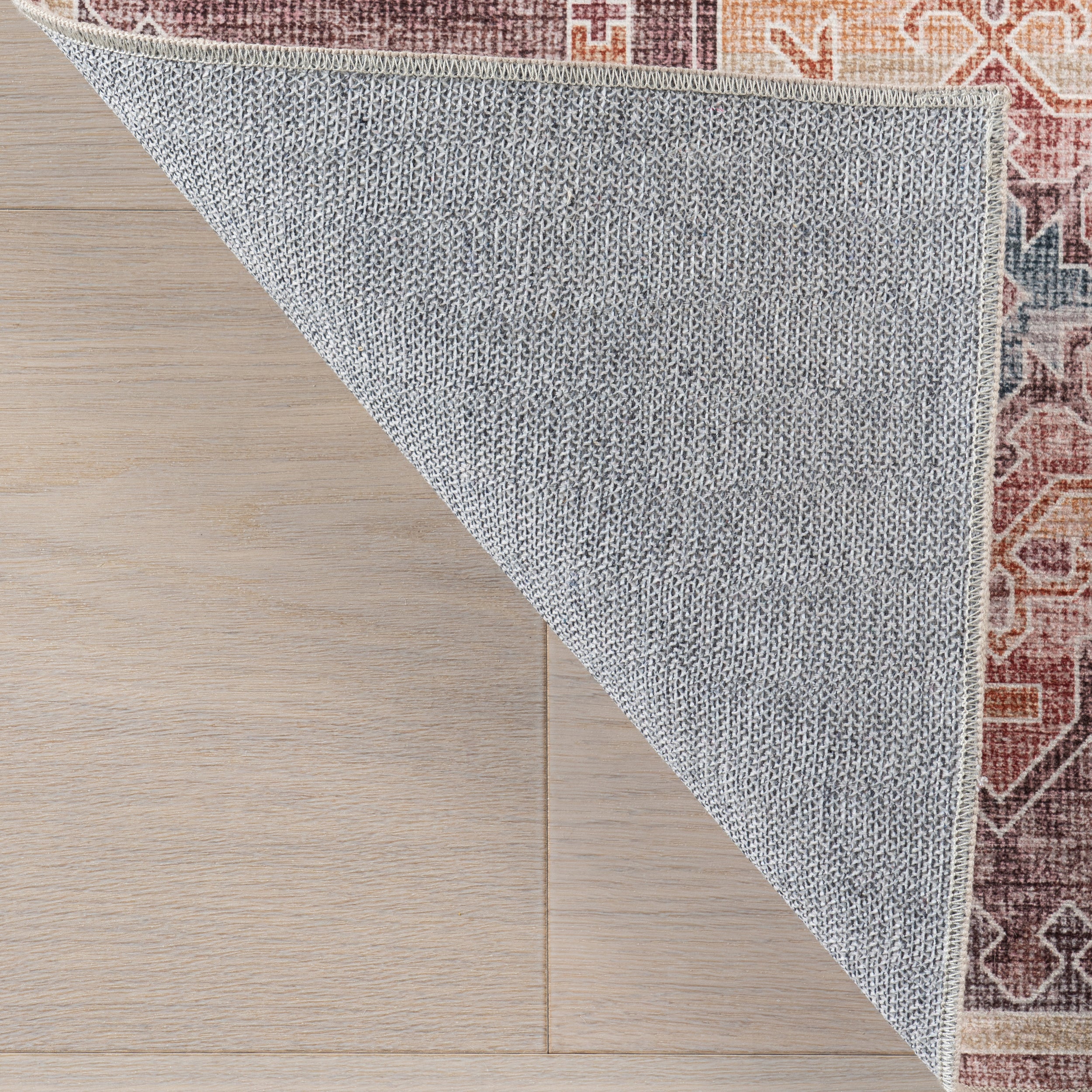 Philomena Medallion Spill Proof Machine Washable Area Rug - Image 8