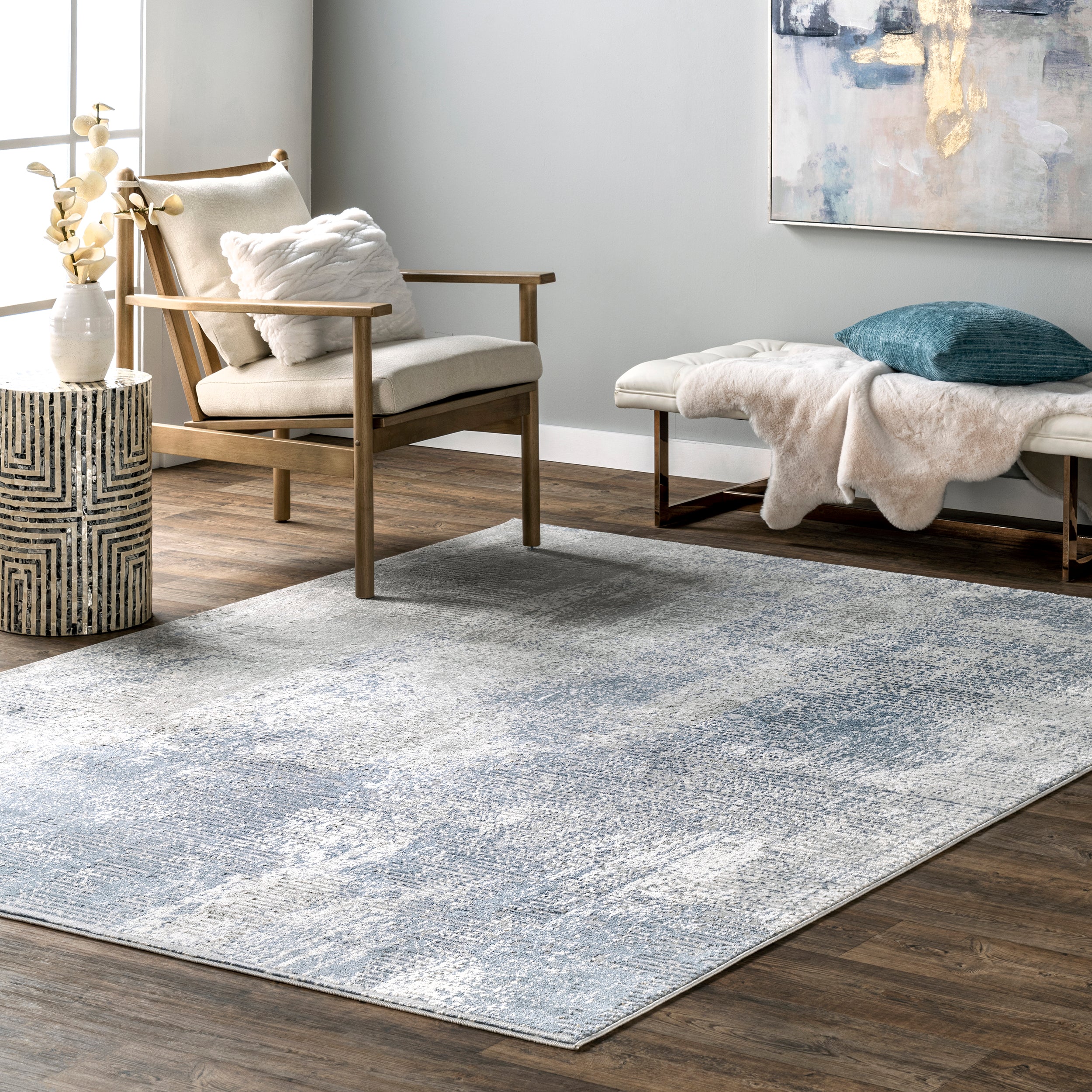 Alice Abstract Waterfall Area Rug - Image 2