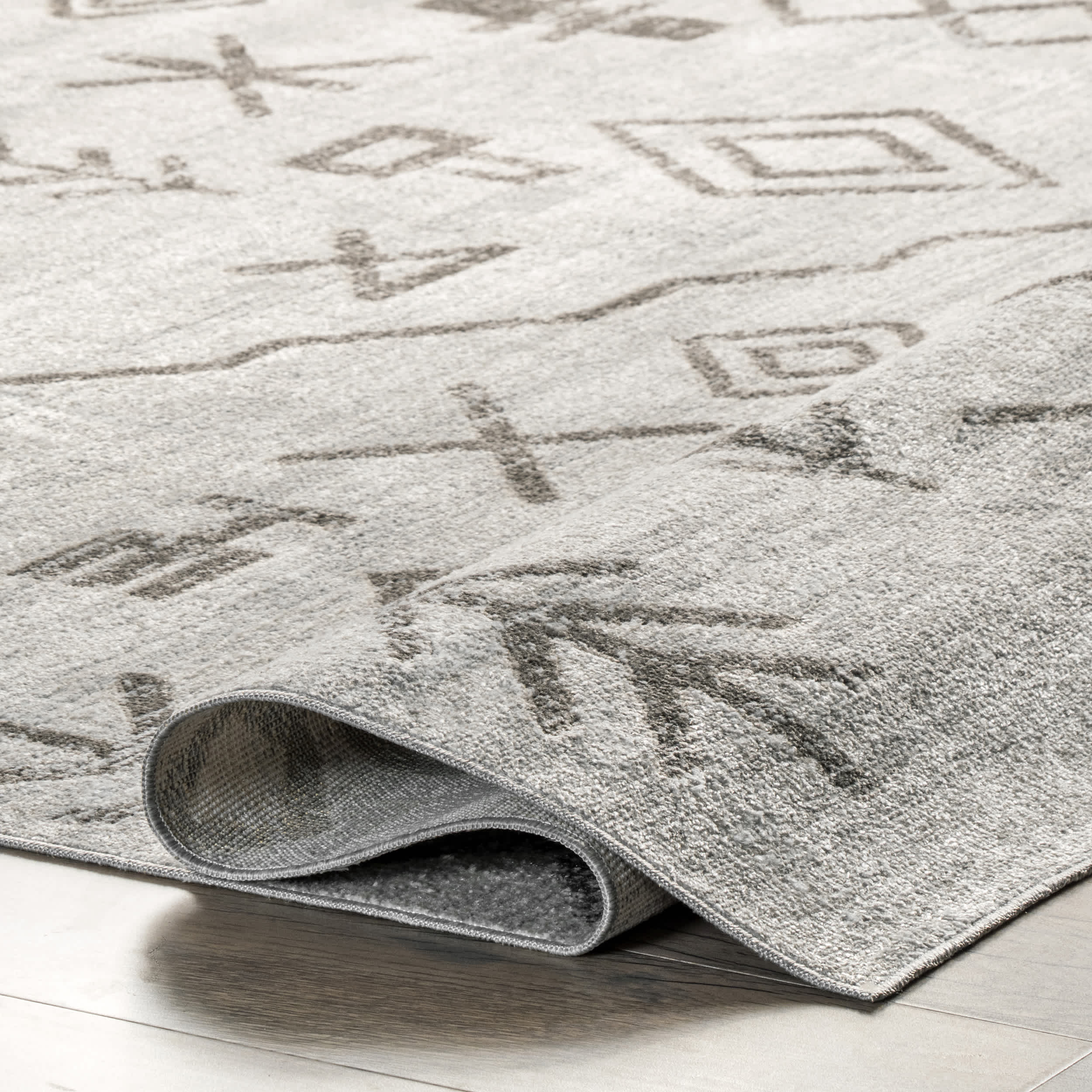 Rhonda Washable Symbolism Area Rug - Image 4