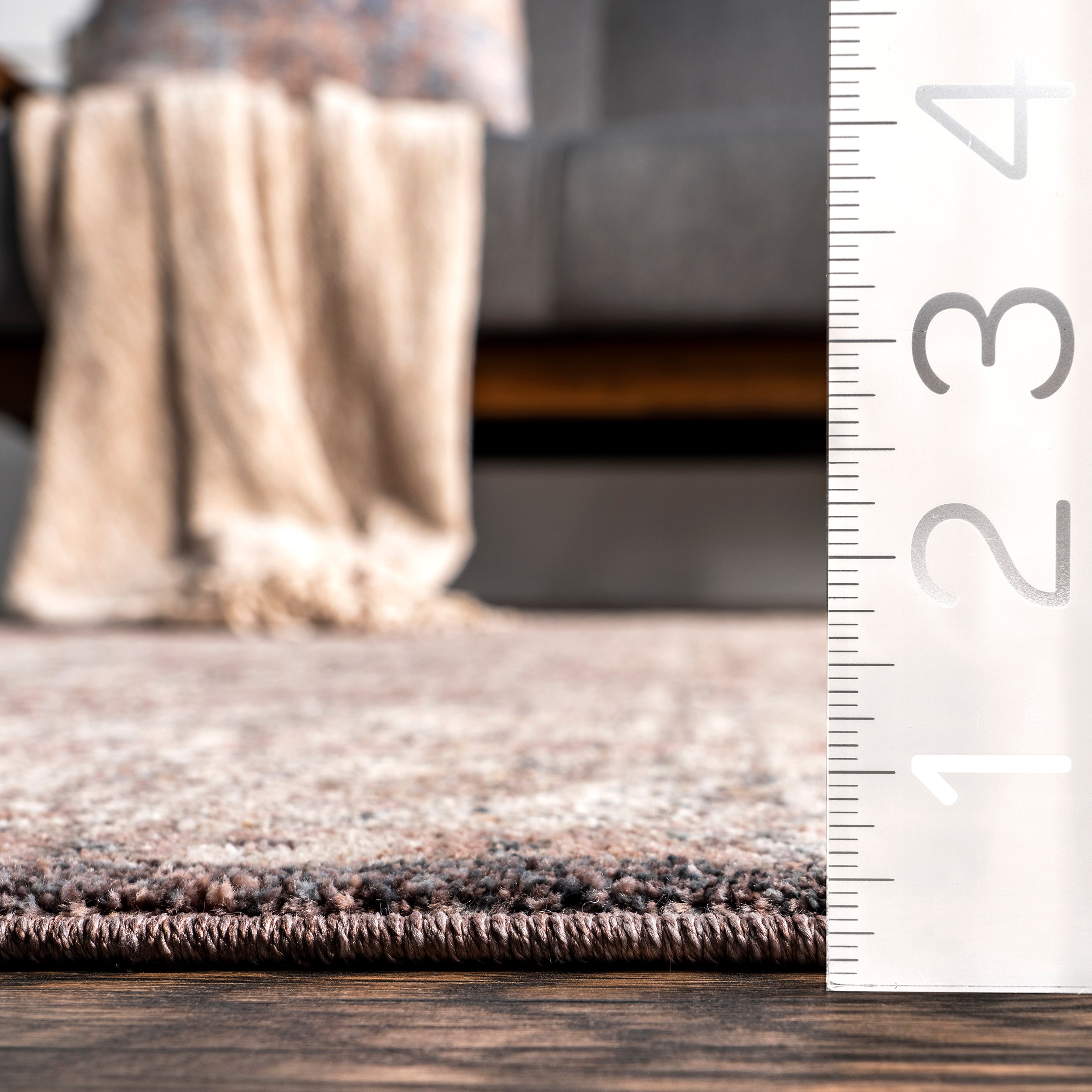 Philippa Traditional Medallion Fringe Area Rug - Image 3