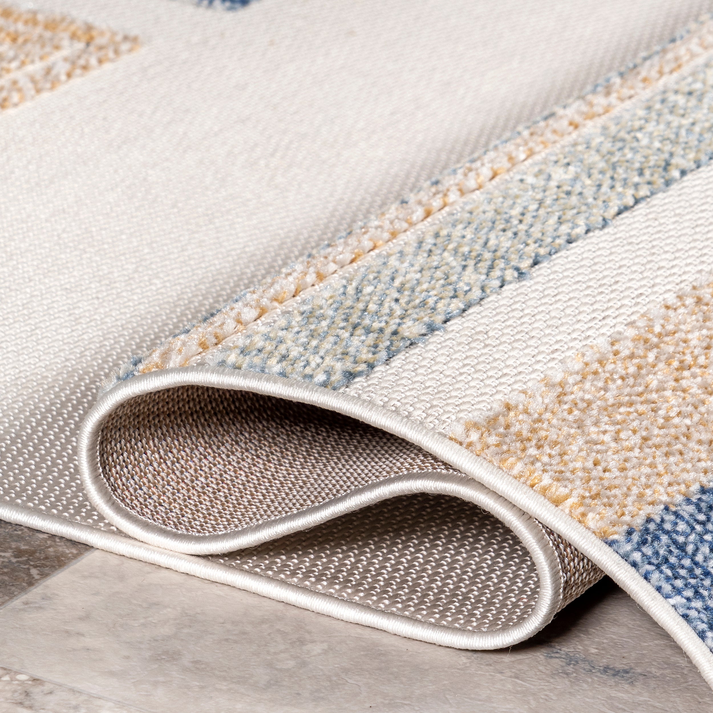 Adira Geometric Striped Indoor/Outdoor Area Rug - Image 4