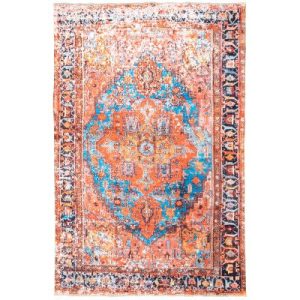 Fionella Printed Timeworn Medallion Flatweave