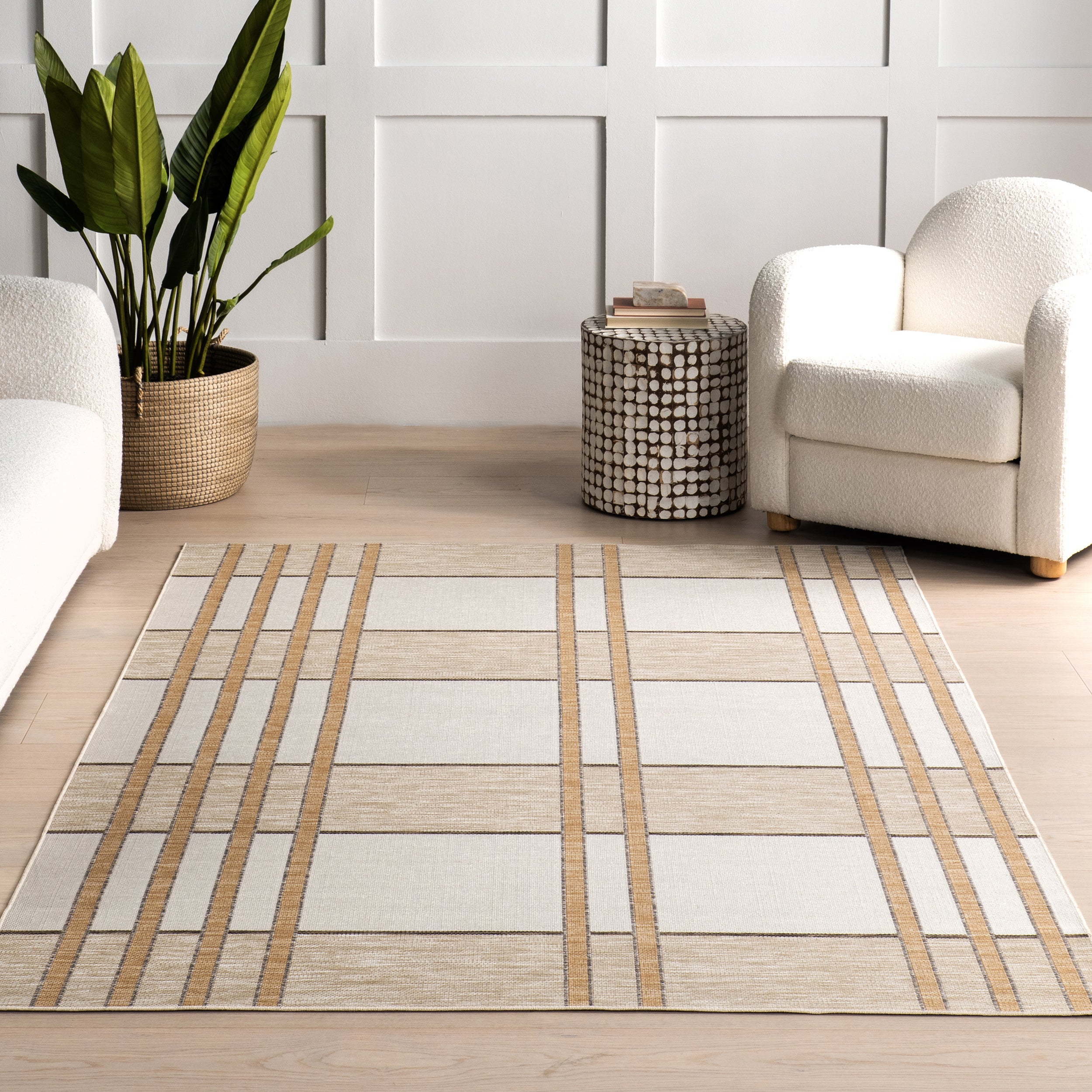 Damsel Plaid Indoor/Outdoor Area Rug - Image 9