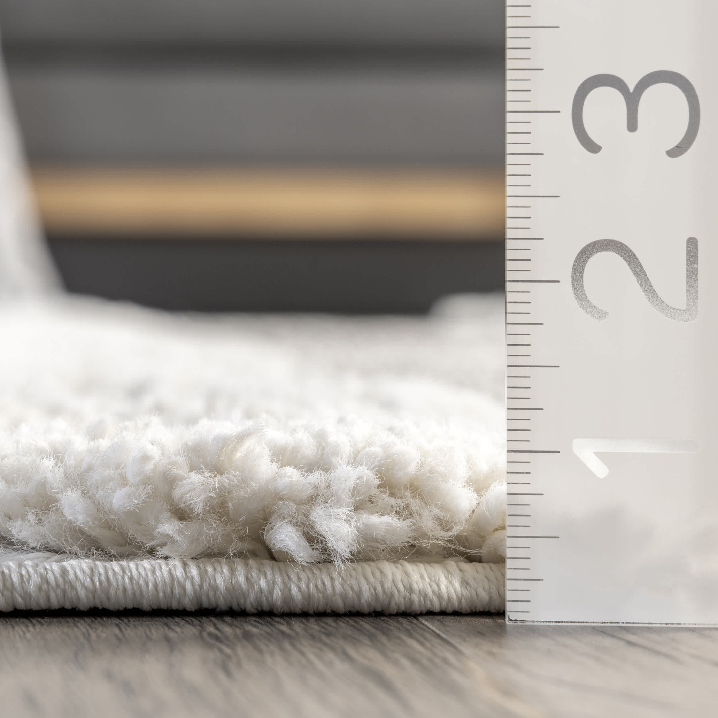 Keyla High Low Textured Shaggy Area Rug - Image 3