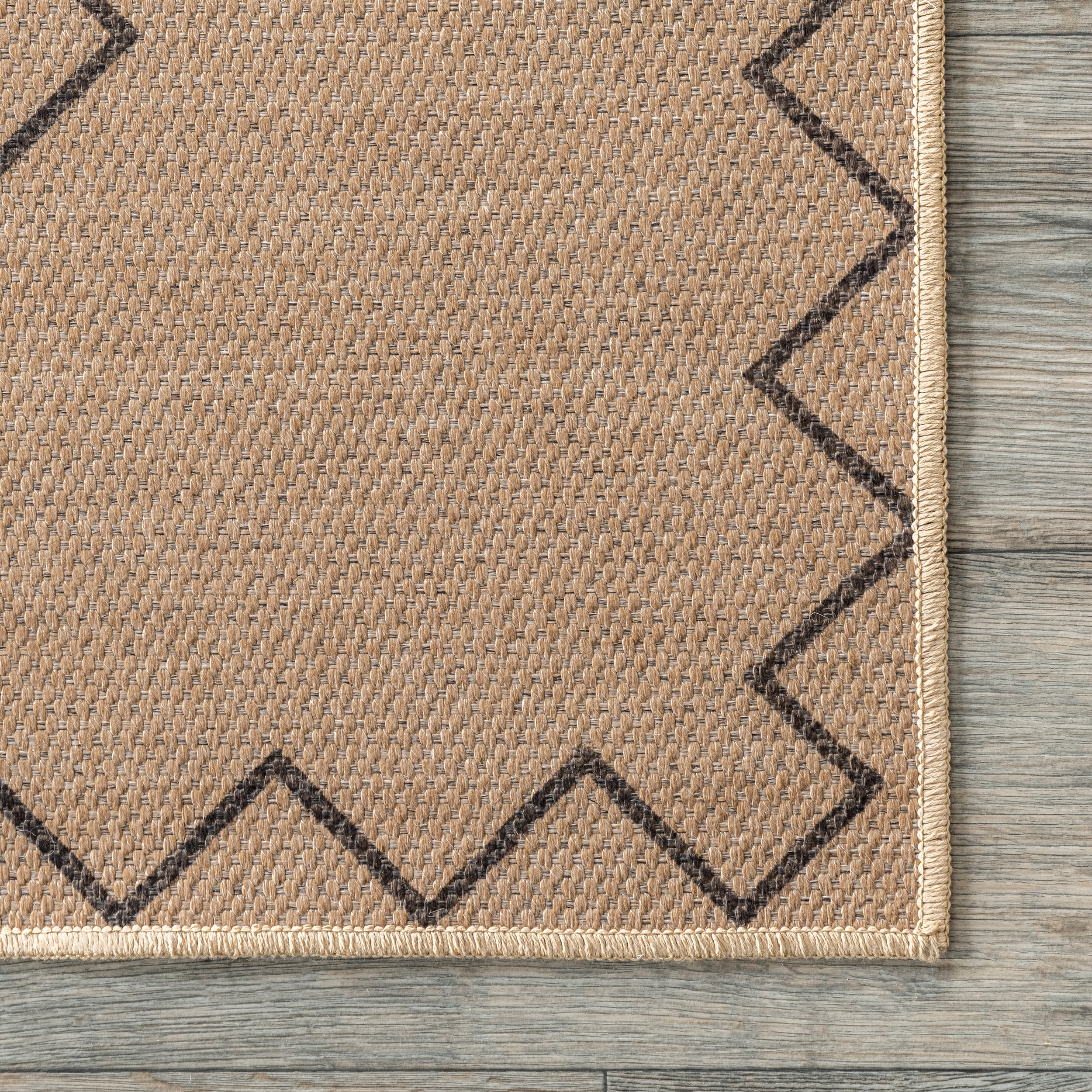 Rosita Tribal Trellis Easy-Jute Machine Washable Area Rug - Image 5