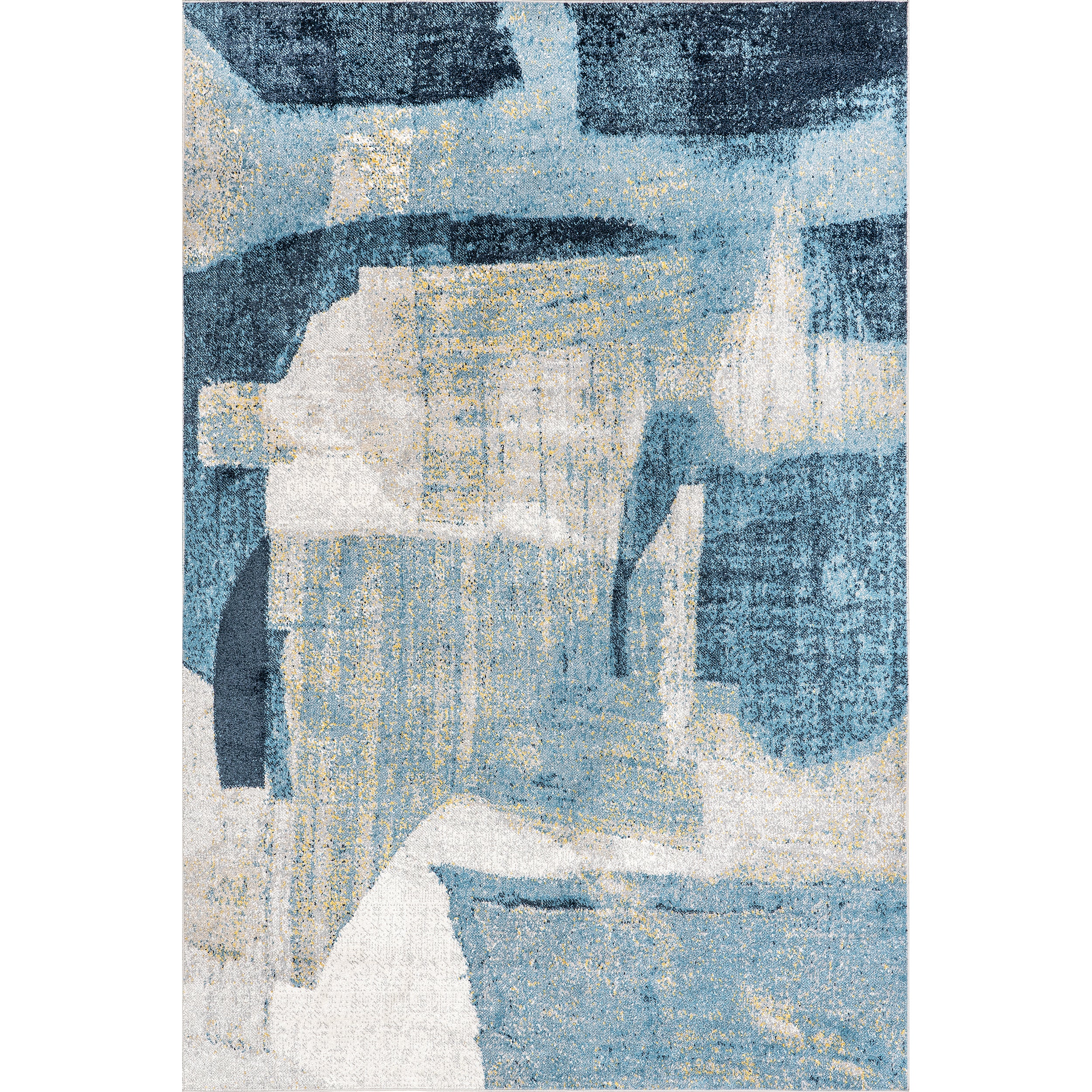 Sherri Abstract Machine Washable Area Rug