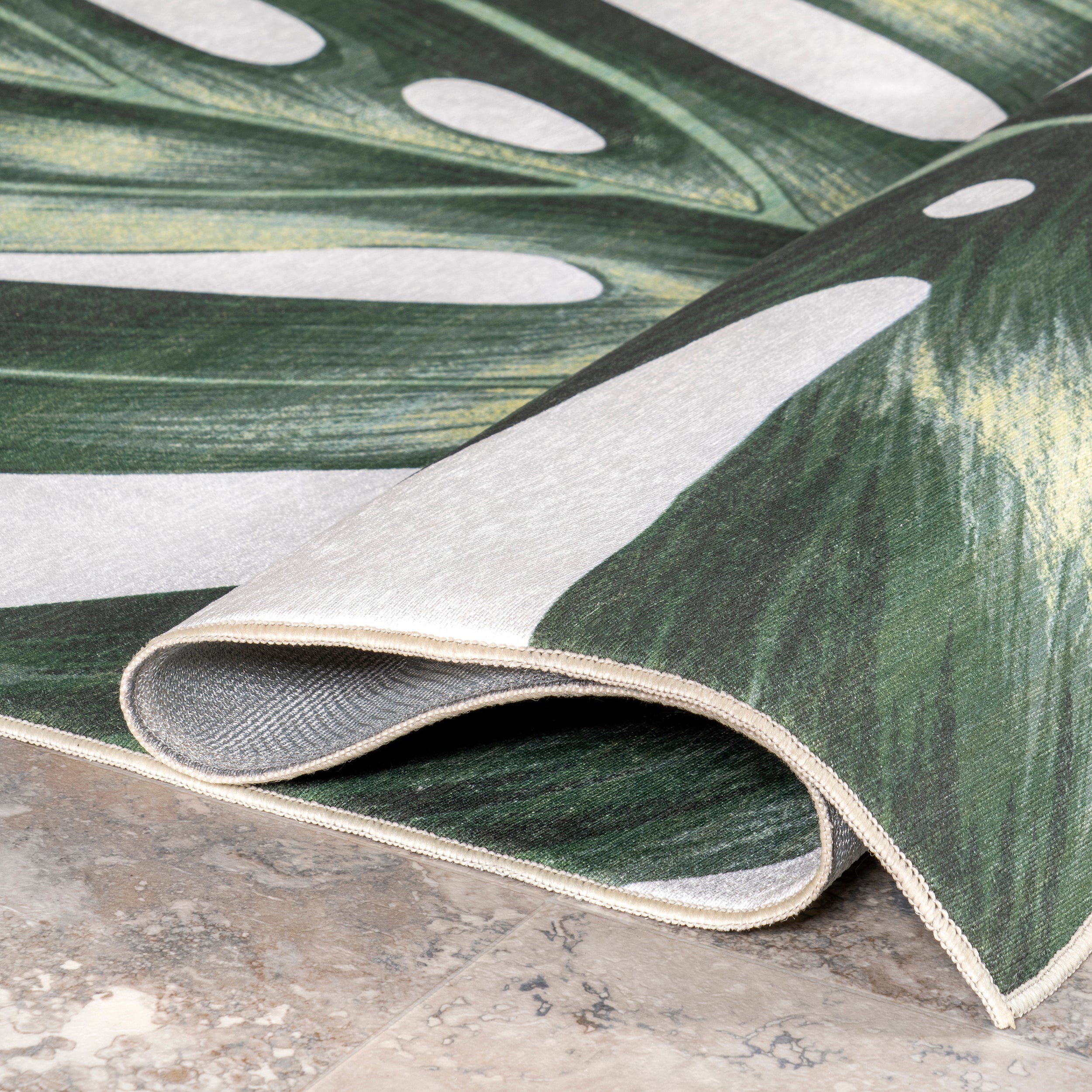 Taka Palm Indoor/Outdoor Machine Washable Area Rug - Image 4