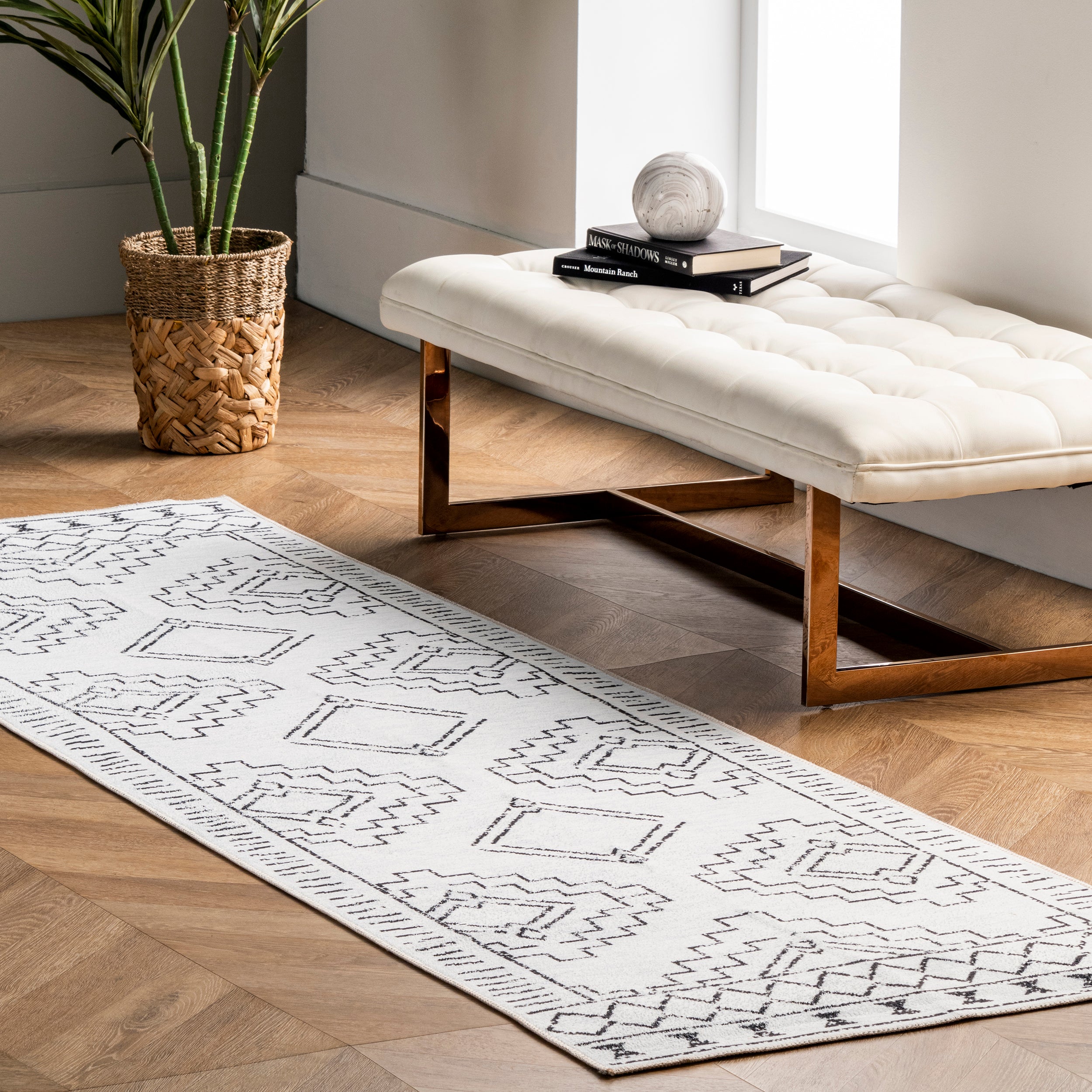 Noa Machine Washable Tribal Moroccan Area Rug - Image 11