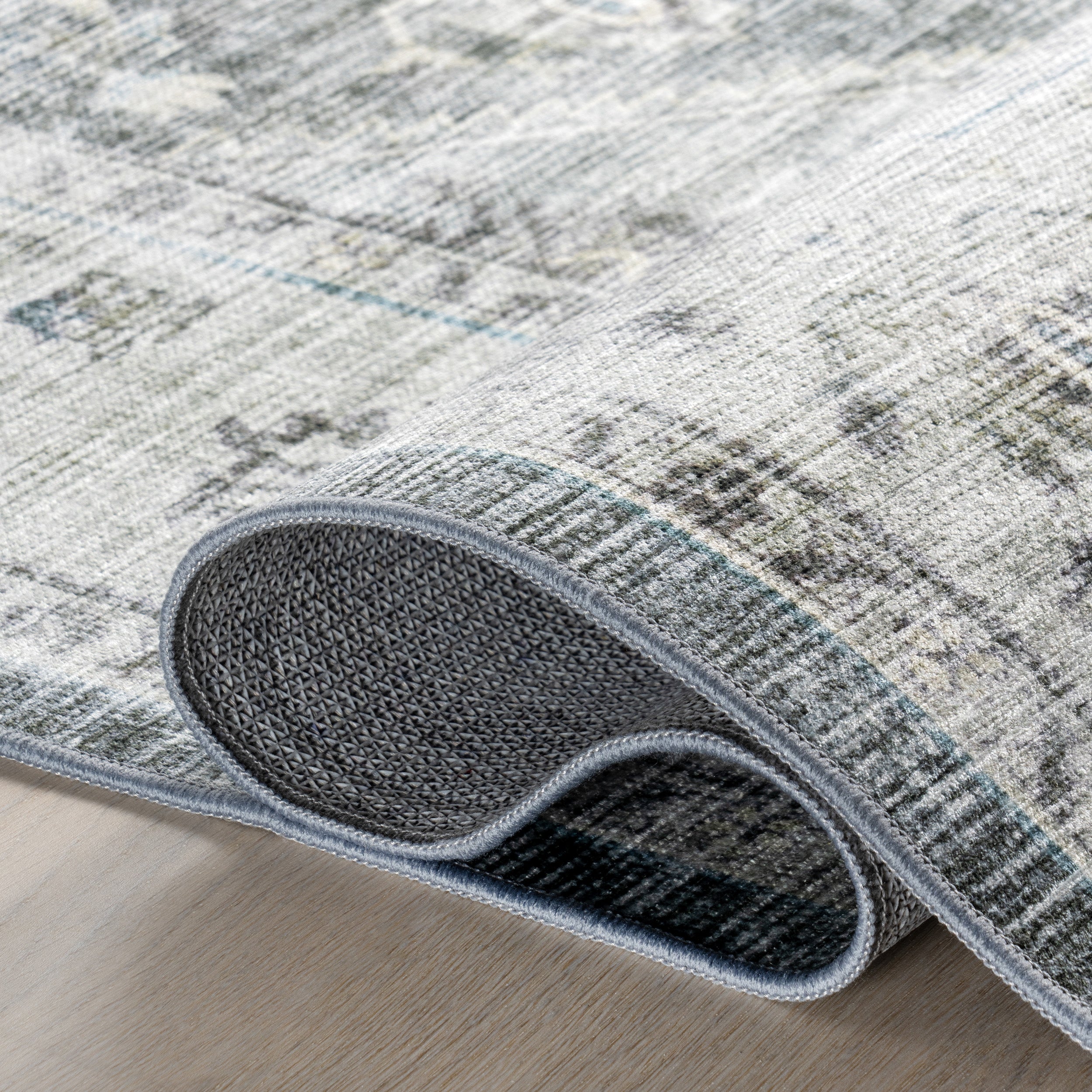Kaiana Medallion Spill Proof Machine Washable Area Rug - Image 4