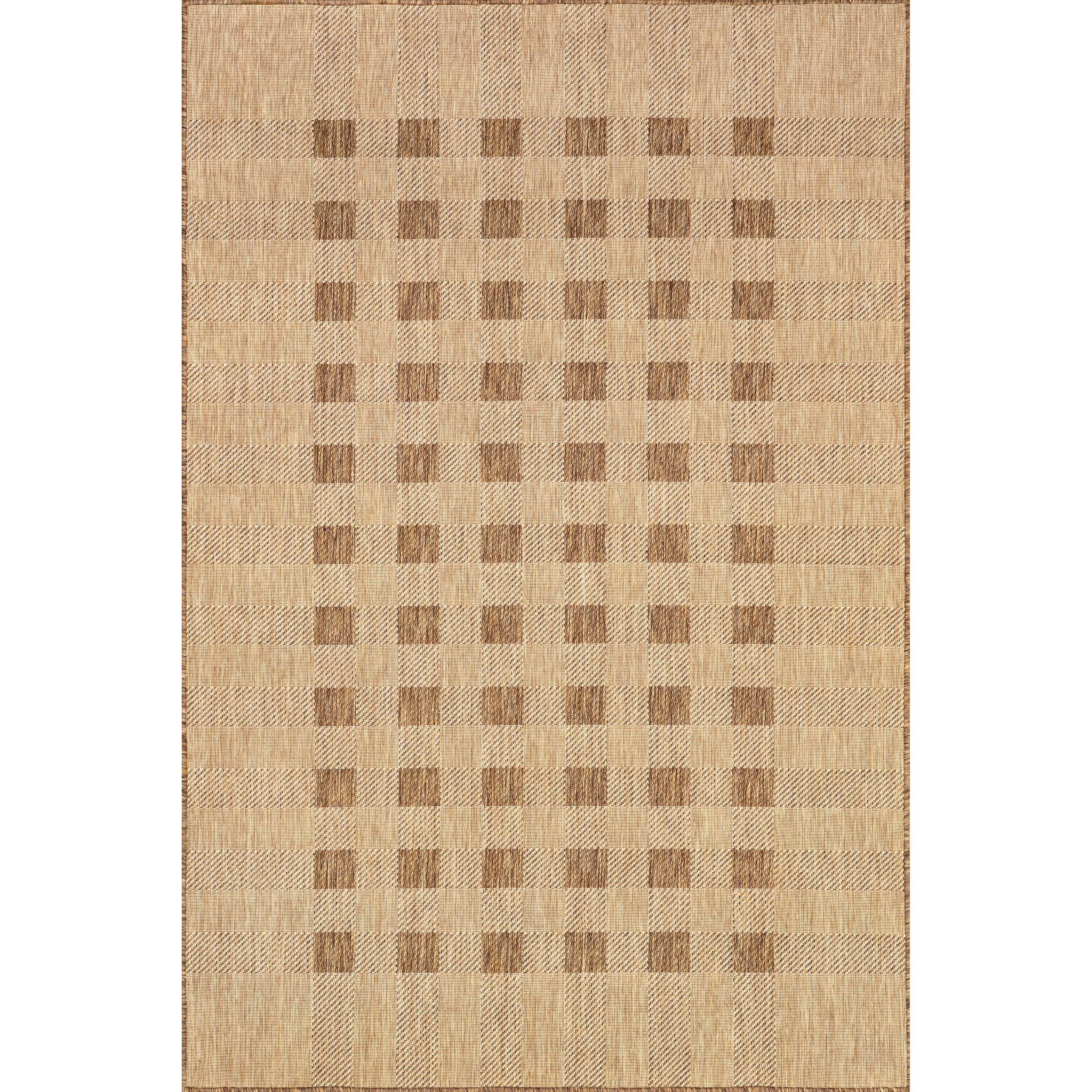 Sandee Casual Plaid Indoor/Outdoor Area Rug