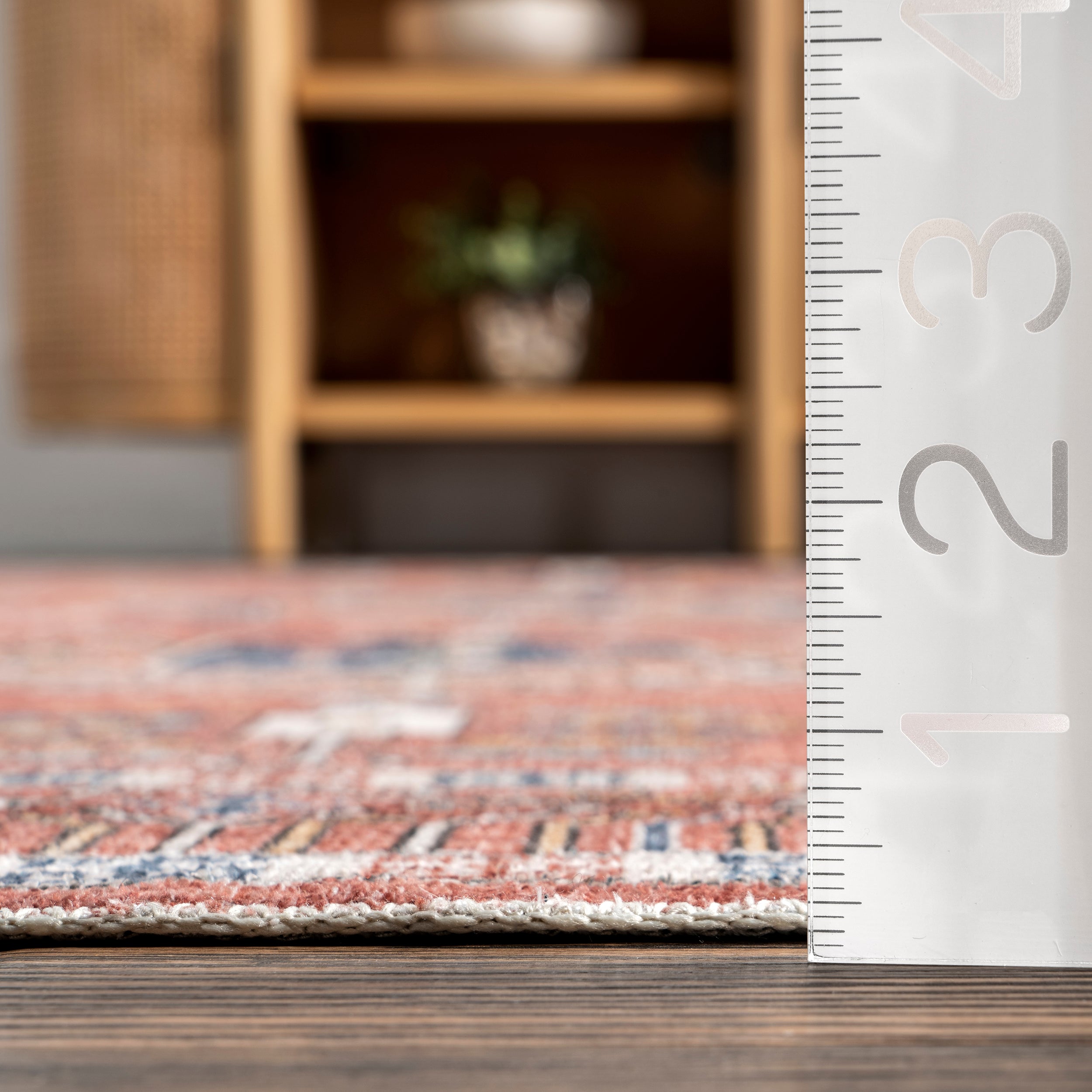 Tama Circle Medallion Machine Washable Area Rug - Image 13