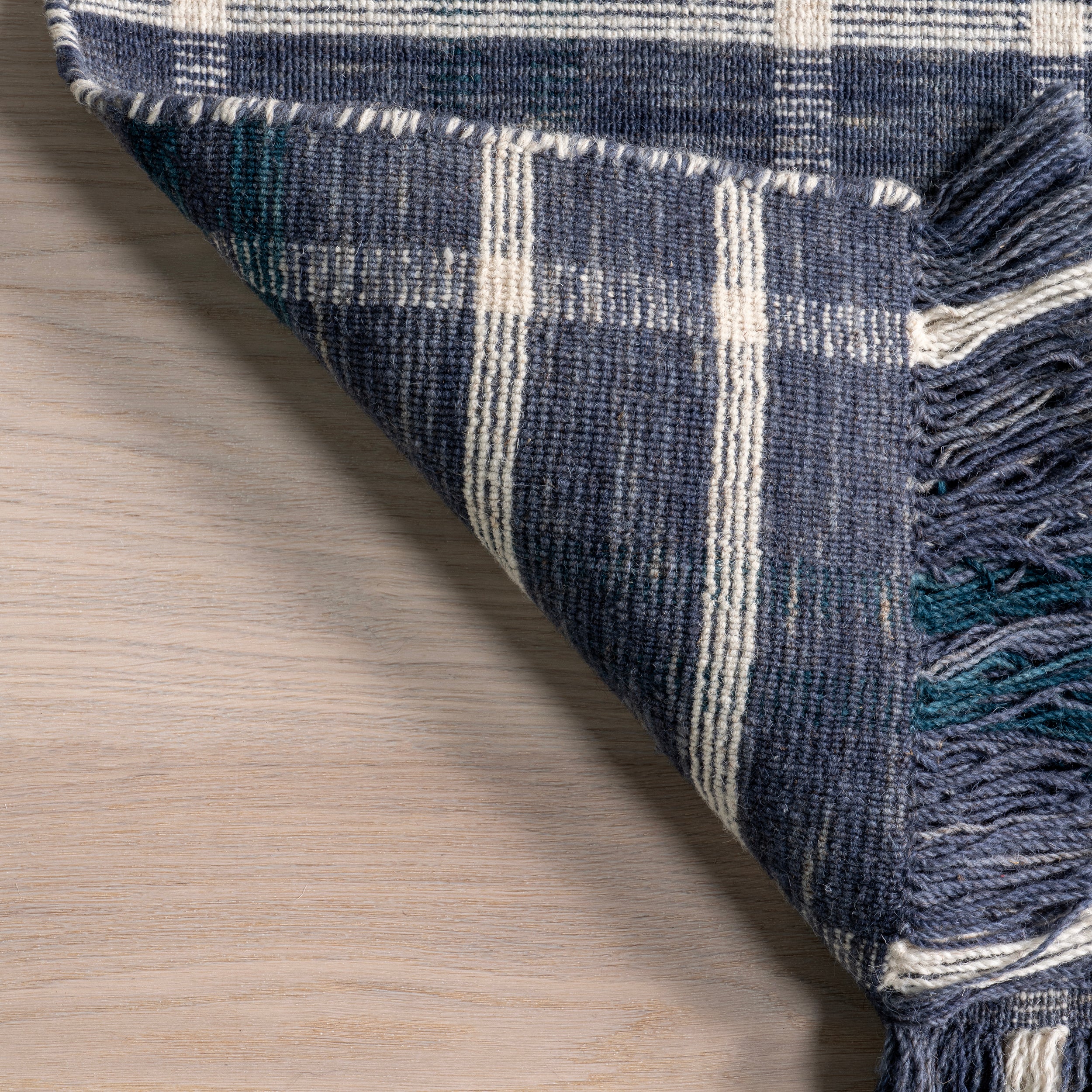 Loretta Plaid Wool Fringe Area Rug - Image 7