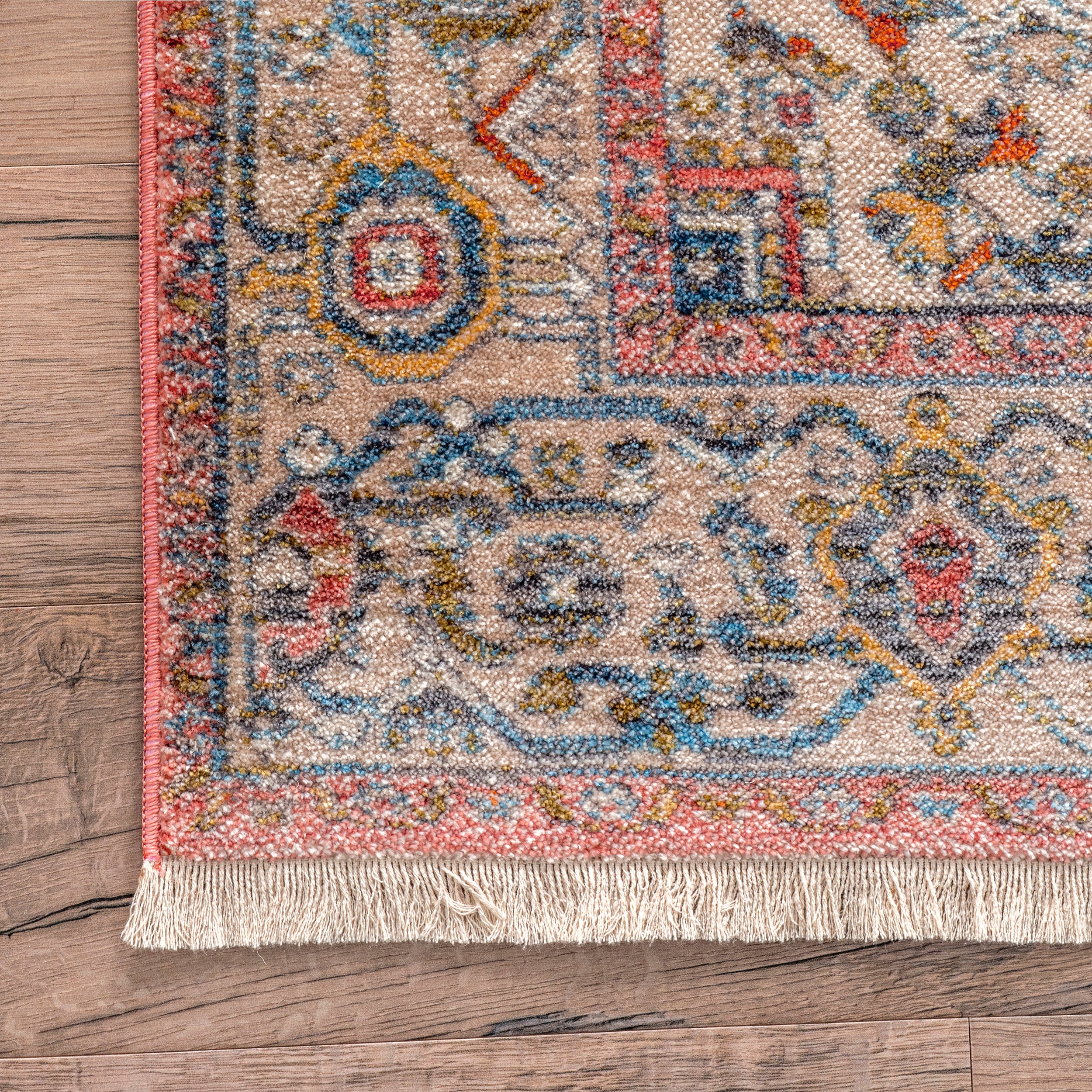 Harriet Vintage Medallion Fringe Area Rug - Image 27