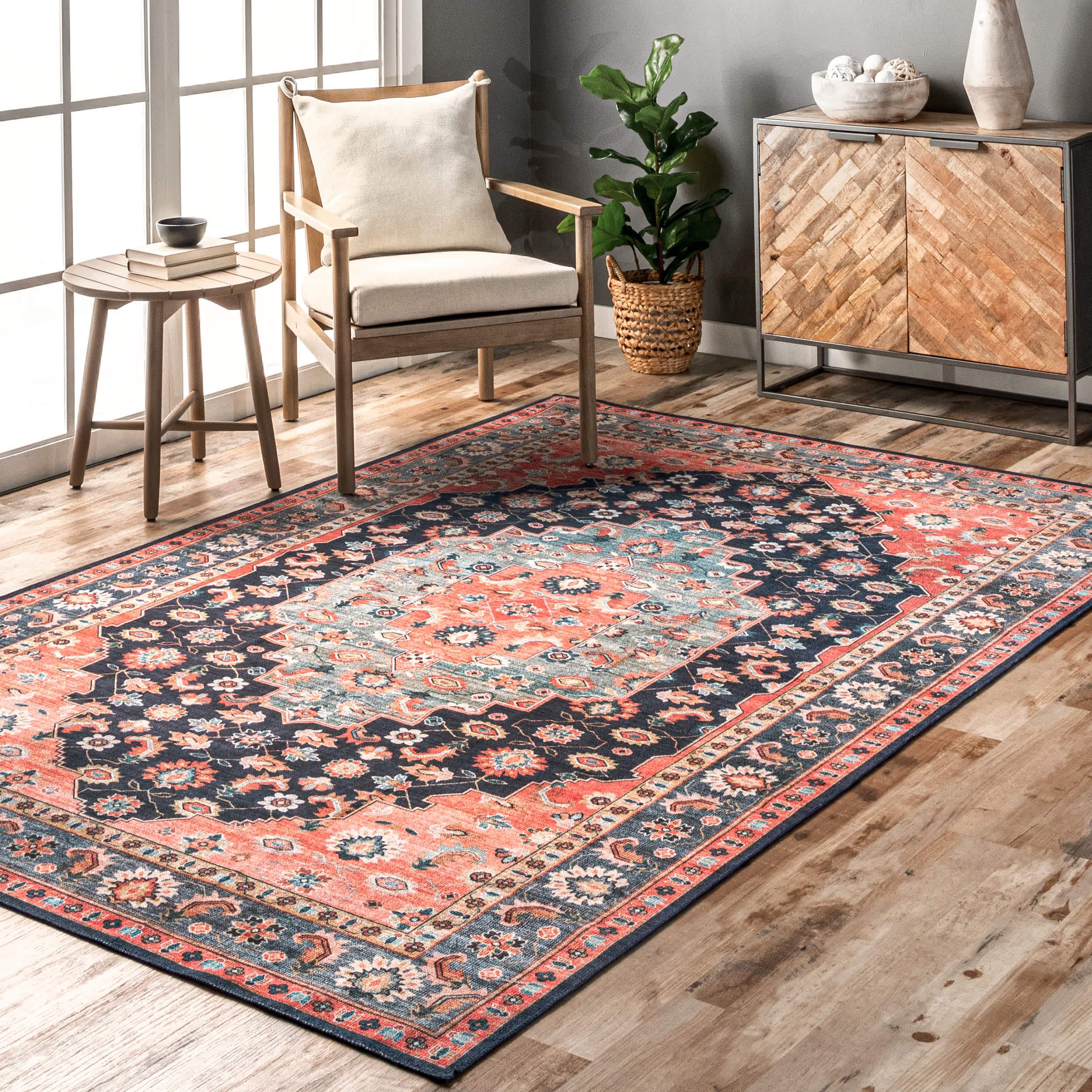 Shyla Washable Southwestern Area Rug - Image 2