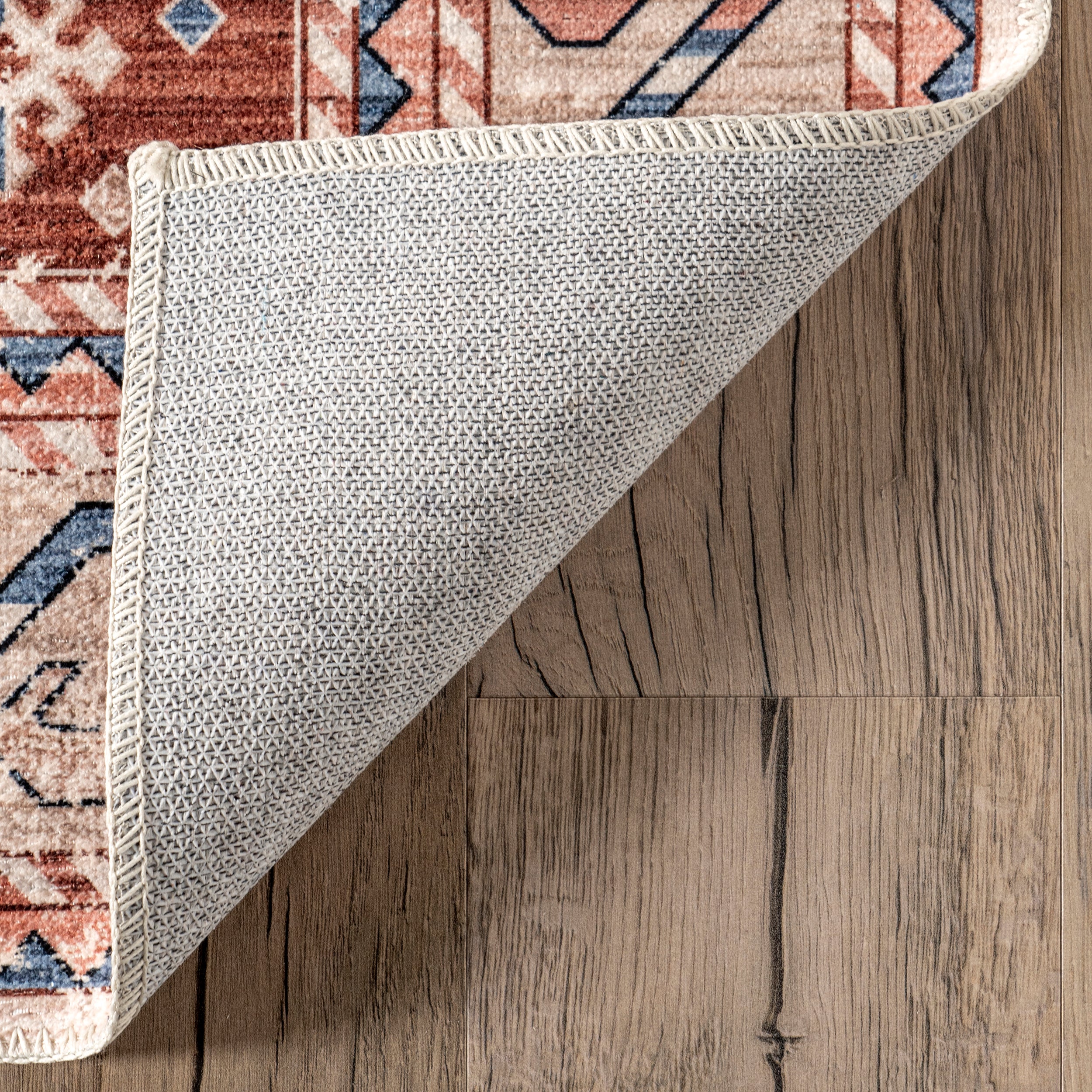 Órla Tribal Bordered Machine Washable Area Rug - Image 7