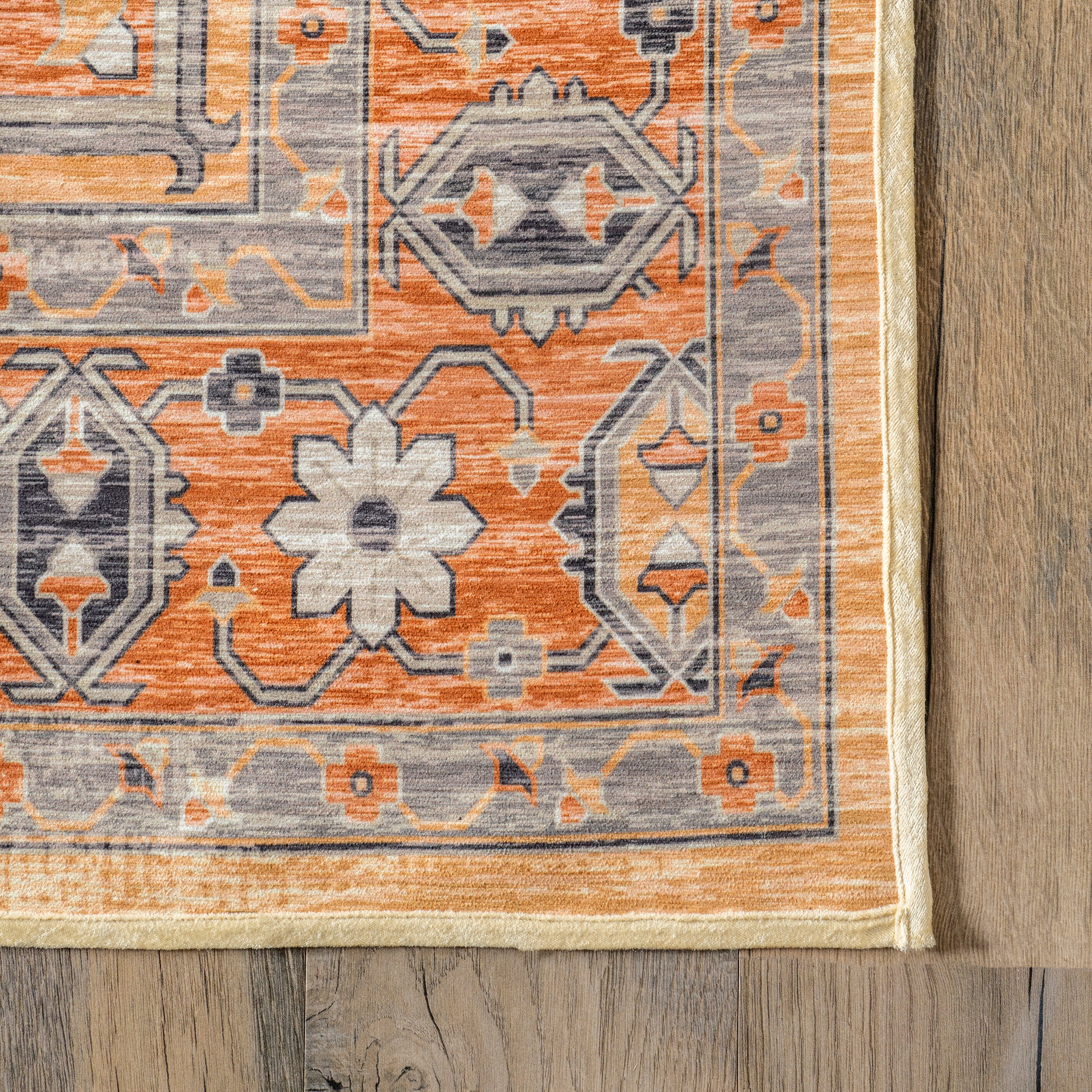 Cira Traditional Vintage Machine Washable Area Rug - Image 5