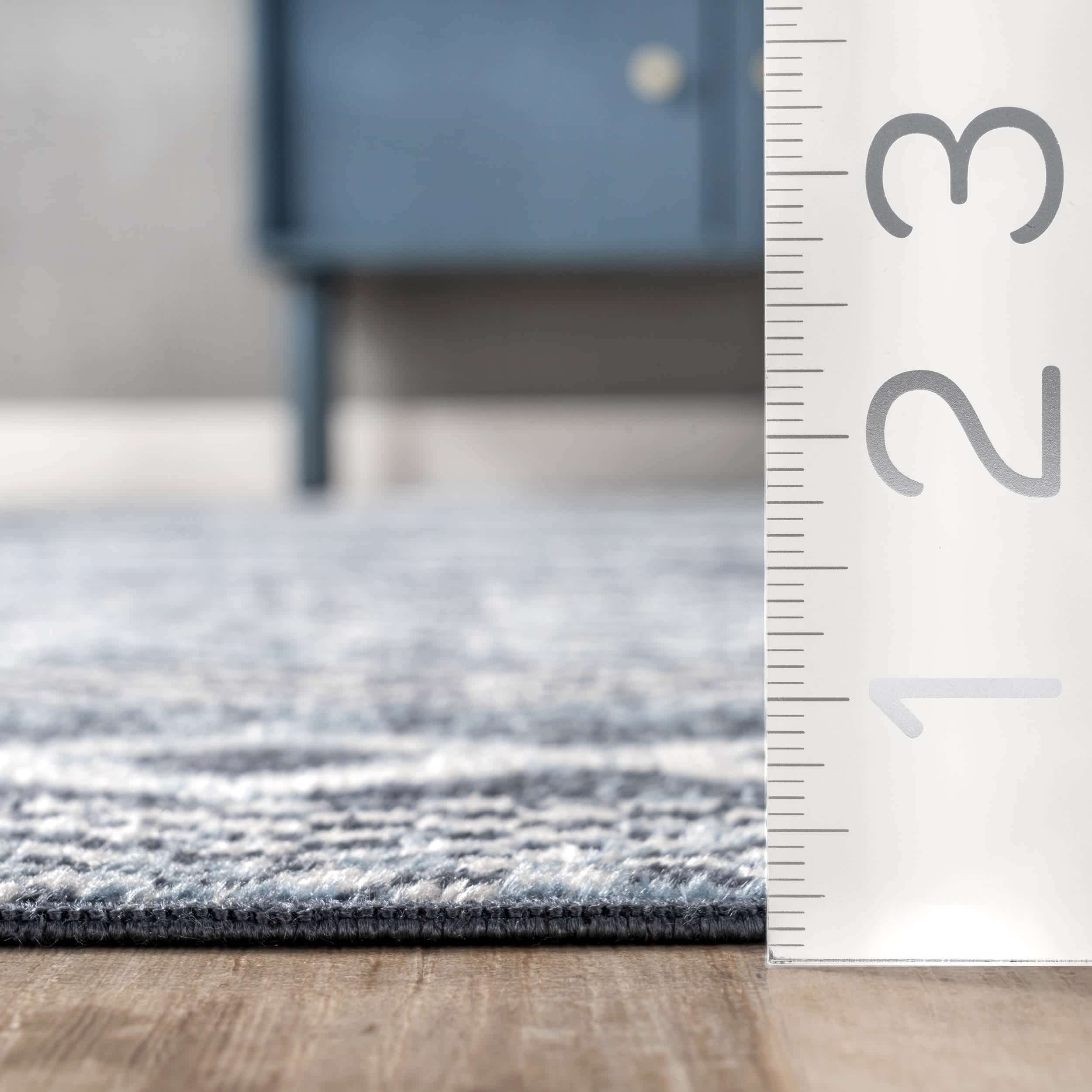 Ginnie Washable Banded Area Rug - Image 3