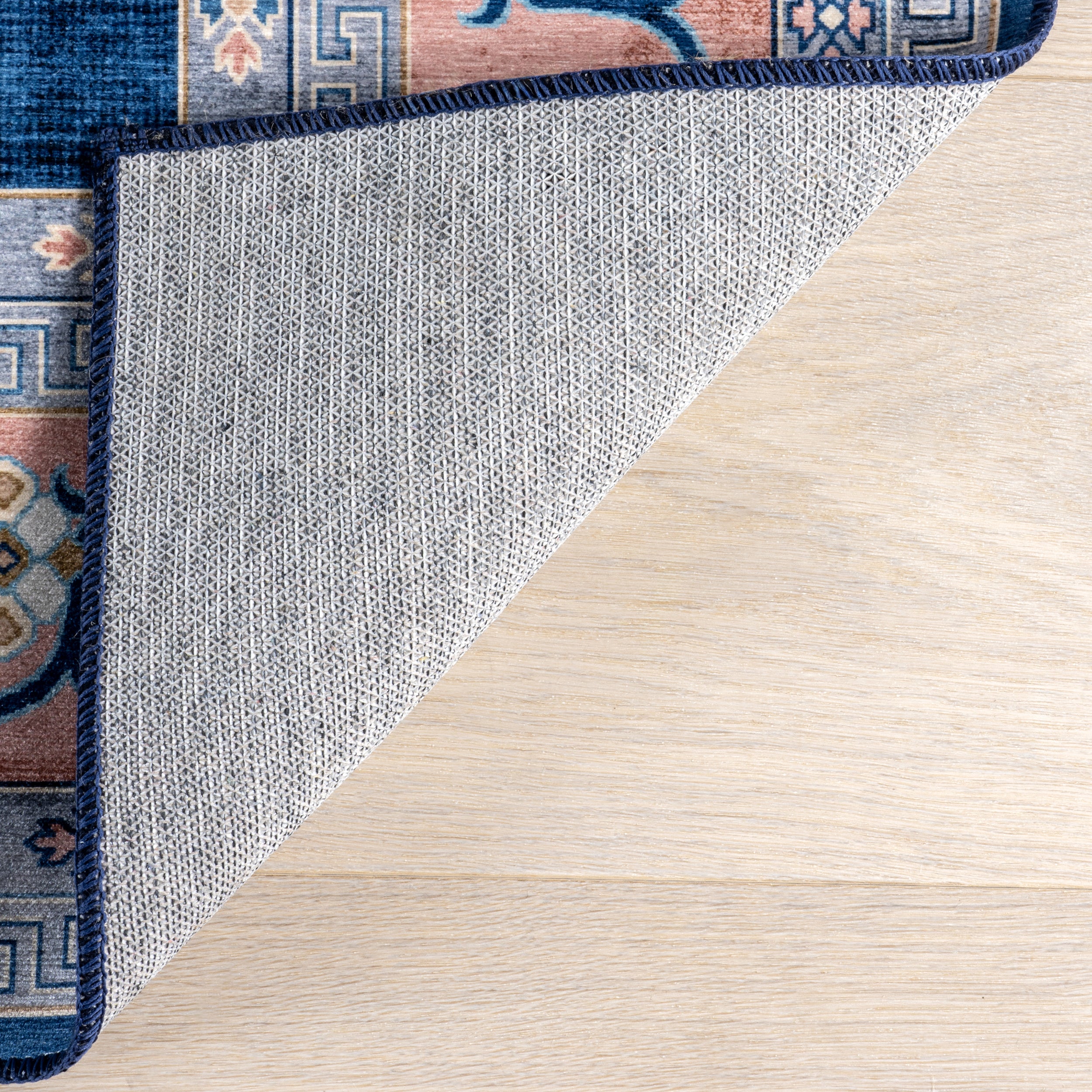 Verity SplashGuard Traditional Medallion Machine Washable Area Rug - Image 8