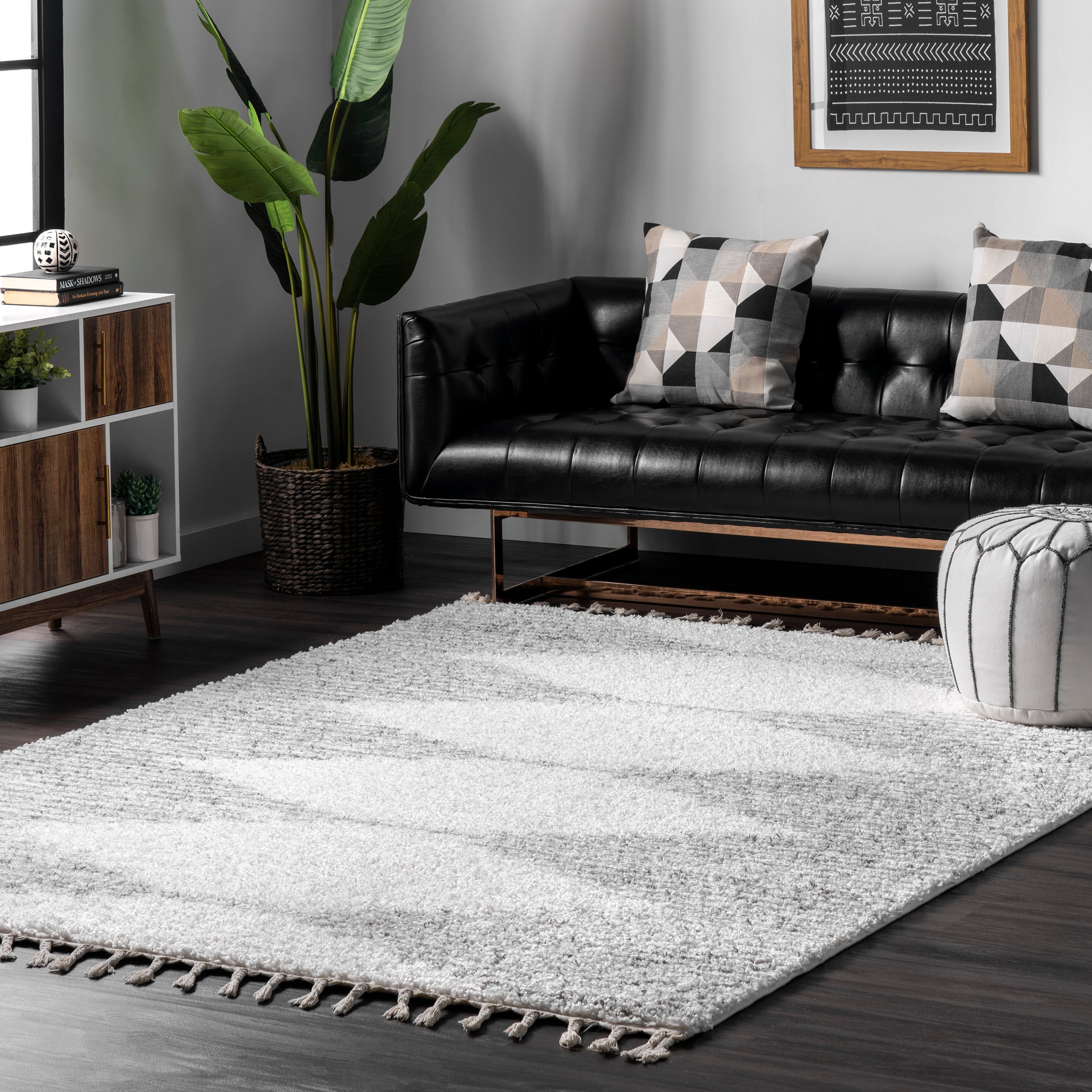Bria Moroccan Shag Tasseled Area Rug - Image 24