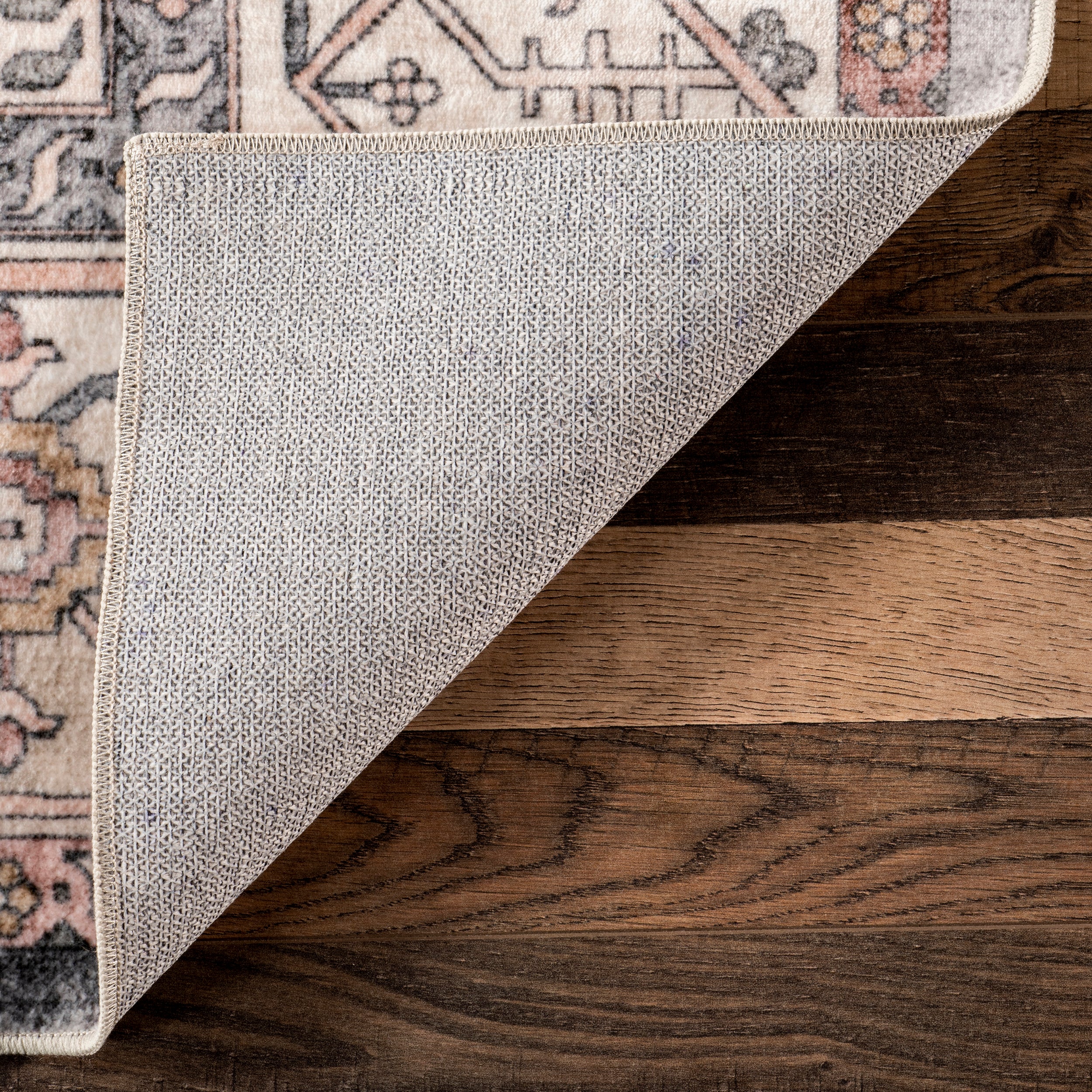 Jenise Traditional Medallion Machine Washable Area Rug - Image 7