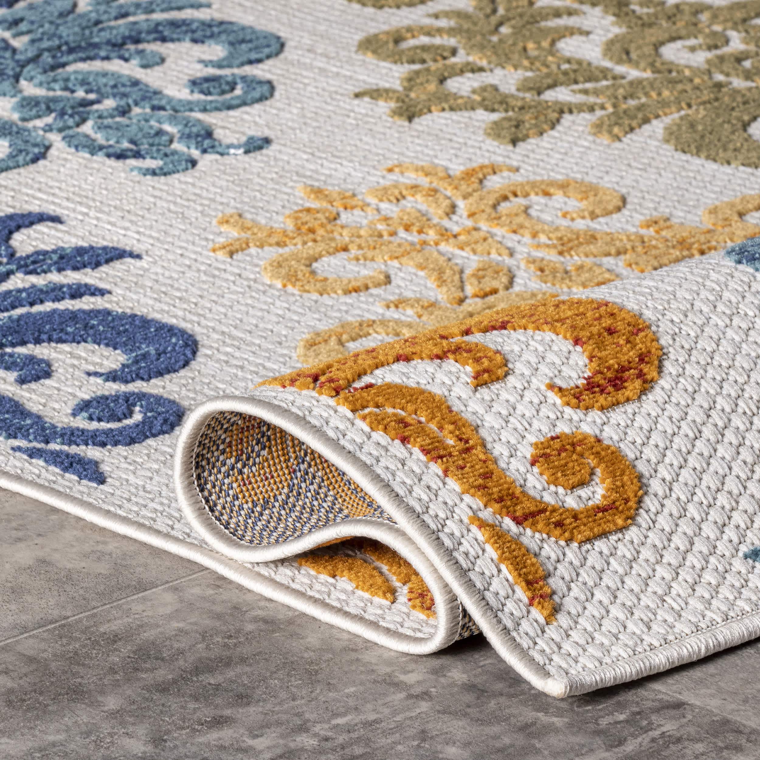 Valeria Textured Indoor/Outdoor Area Rug - Image 4