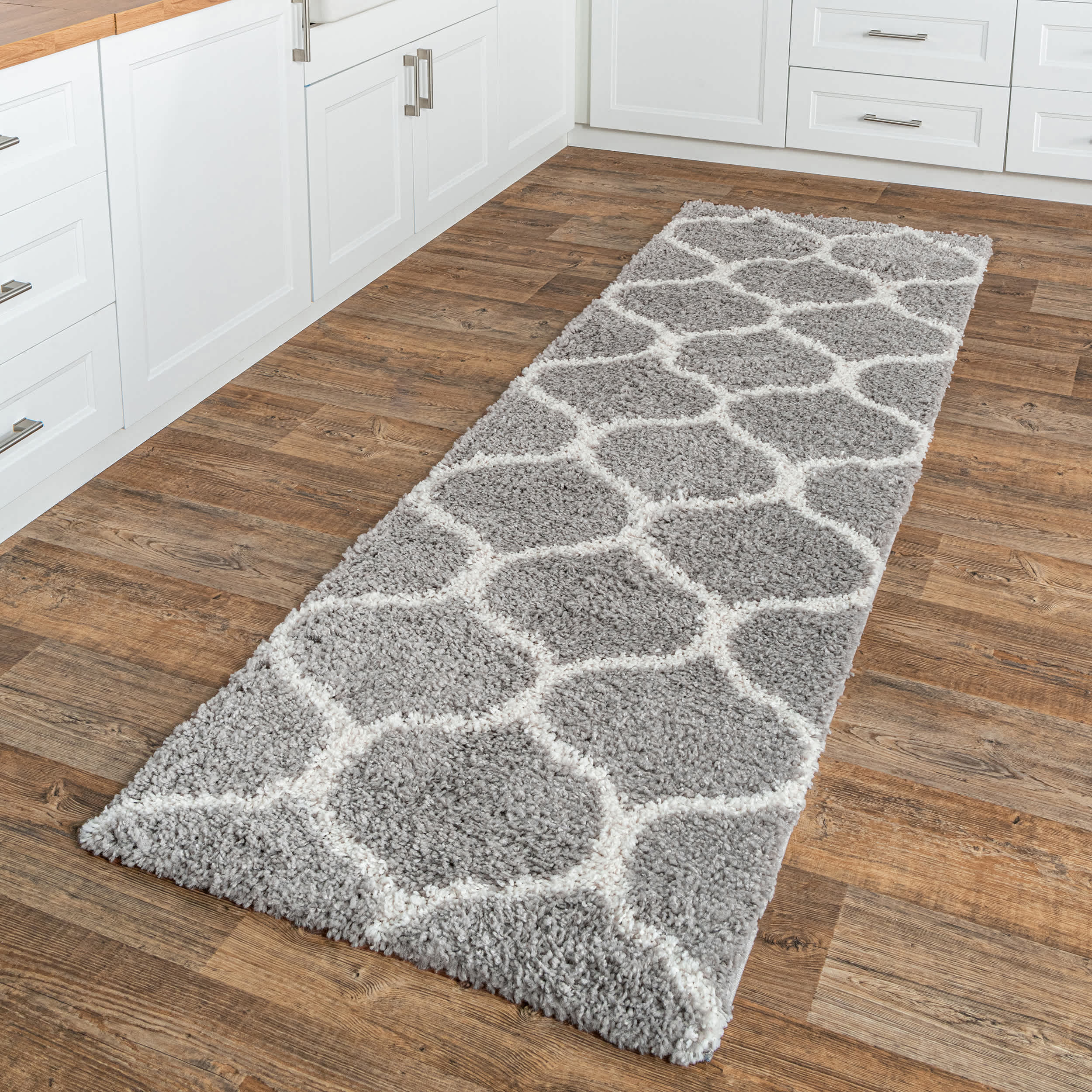Malika Soft & Cozy Trellis Shag Area Rug - Image 20