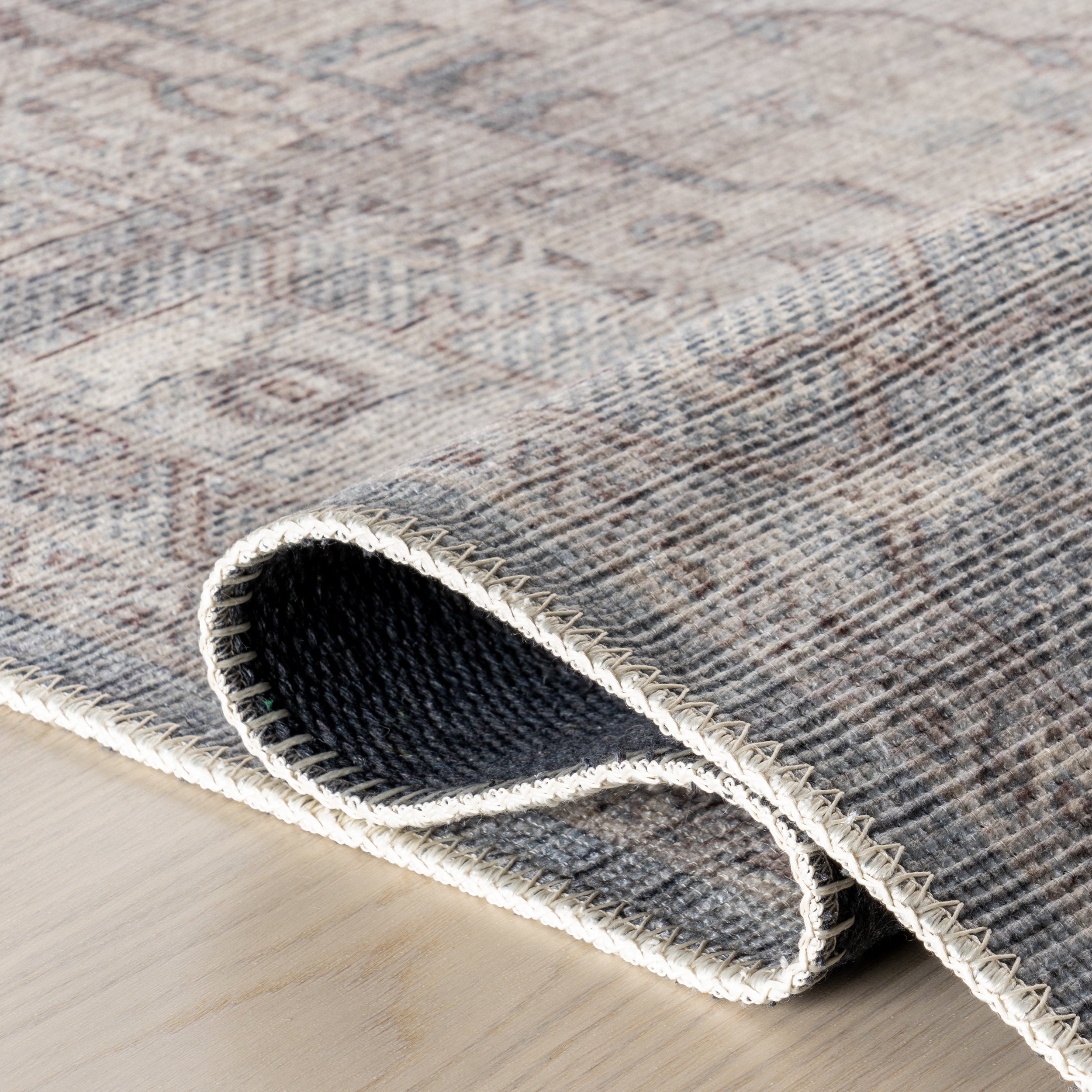 Green Haven Collection Noemie Recycled Cotton Machine Washable Area Rug - Image 4