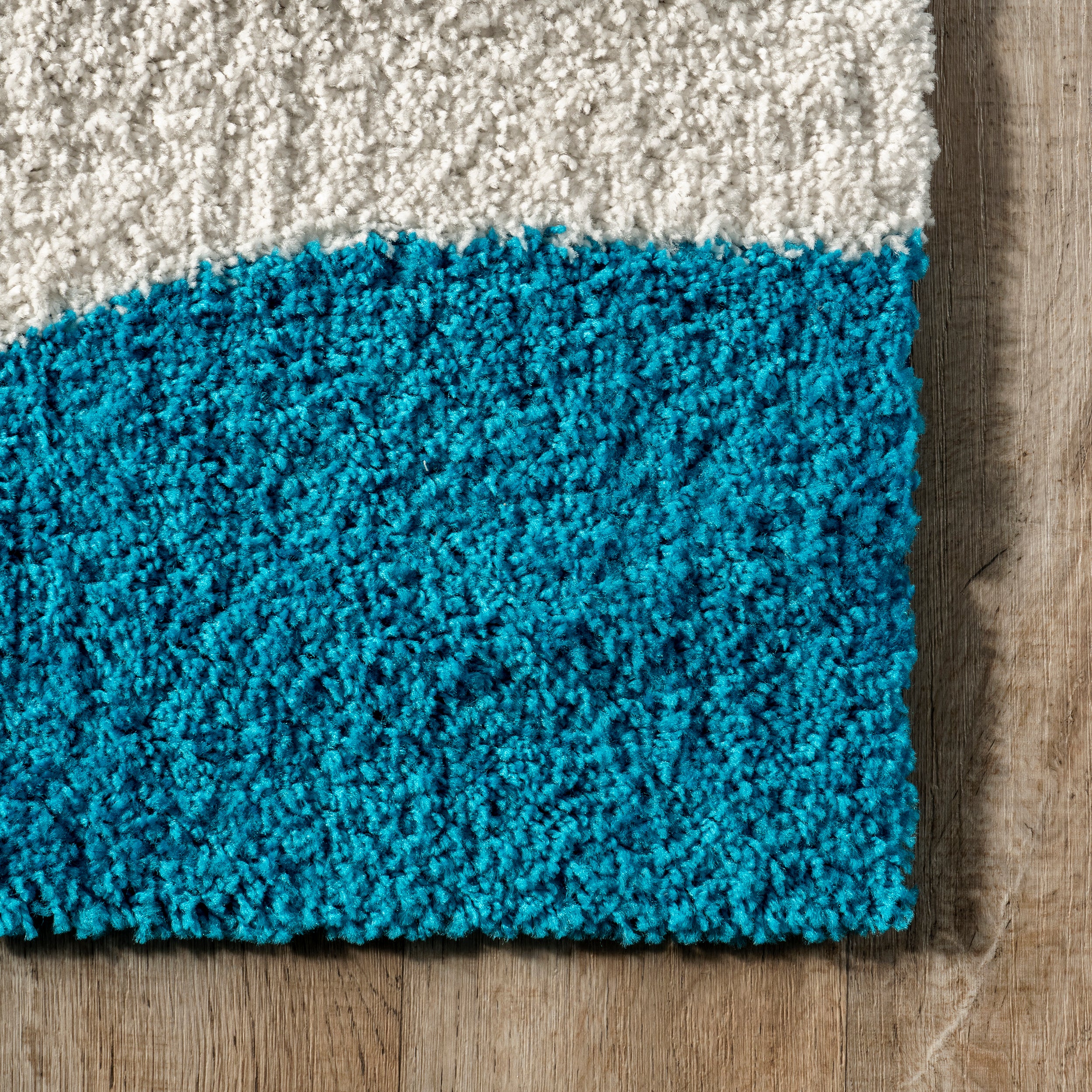 Ellyn Abstract Shapes Shag Area Rug - Image 5