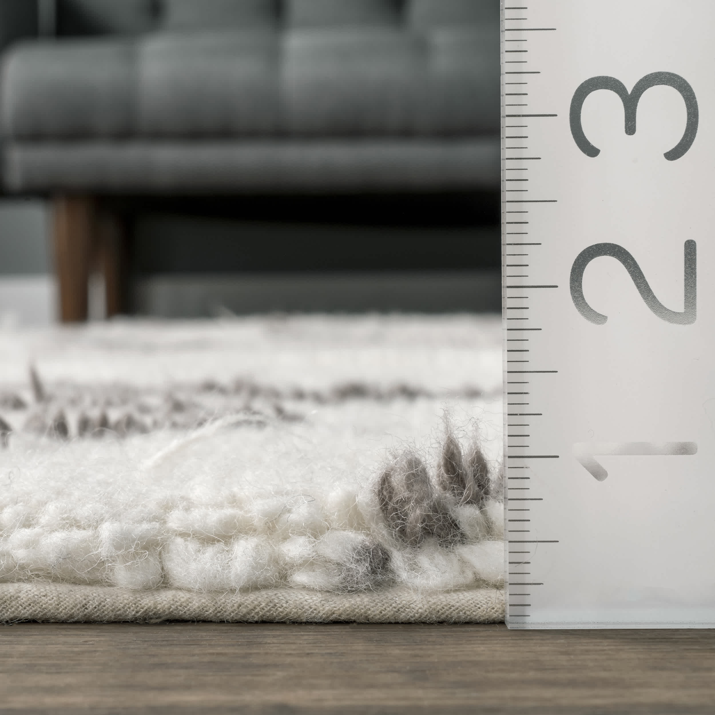 Moroccan Wool Washable Area Rug - Image 3