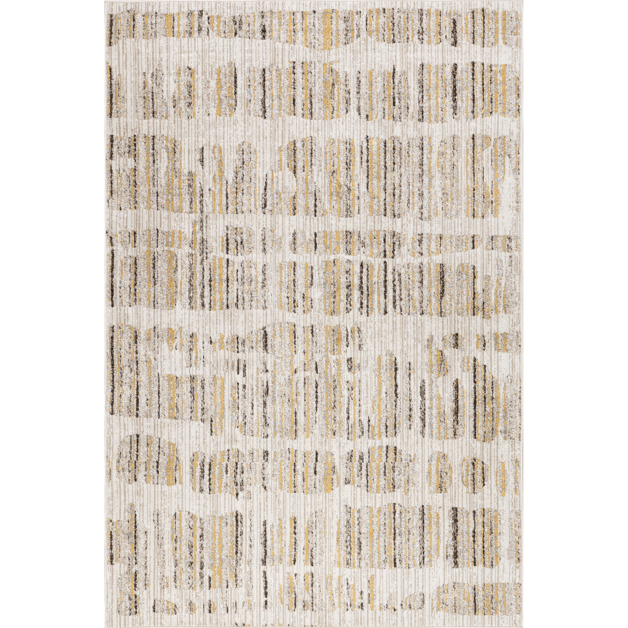 Maemi Abstract Machine Washable Area Rug