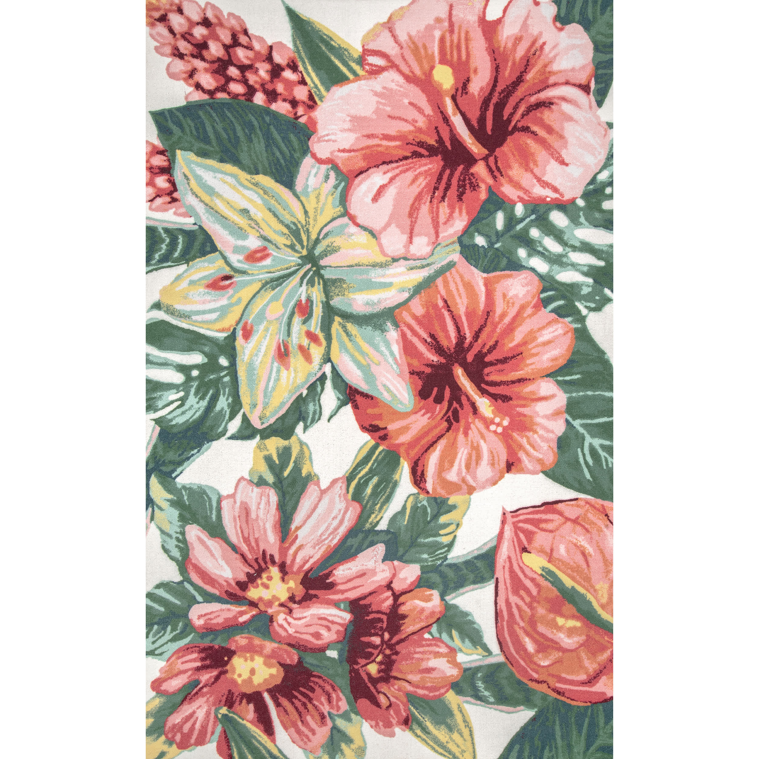Contemporary Floral Sabrina Area Rug