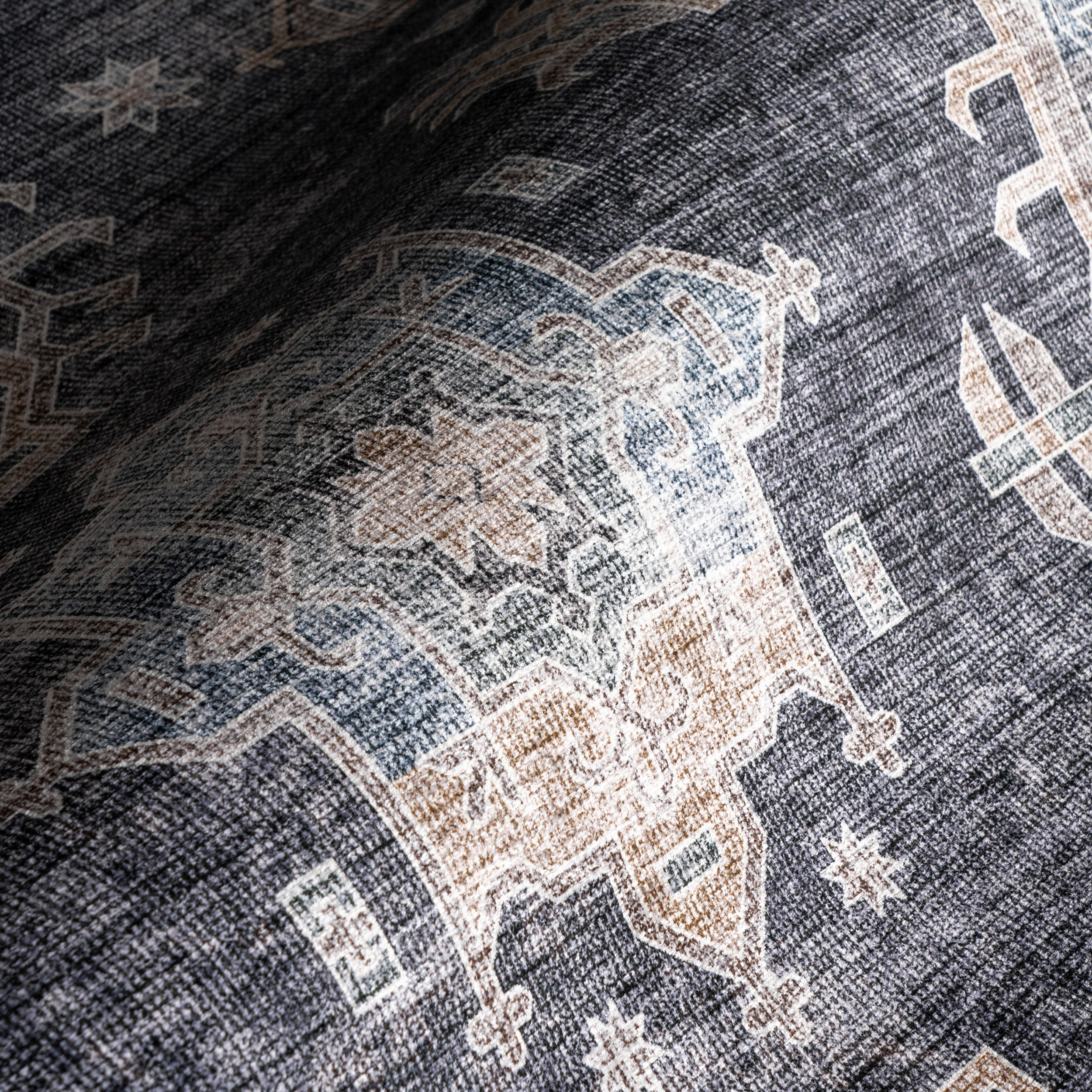 Philomena Medallion Spill Proof Machine Washable Area Rug - Image 14